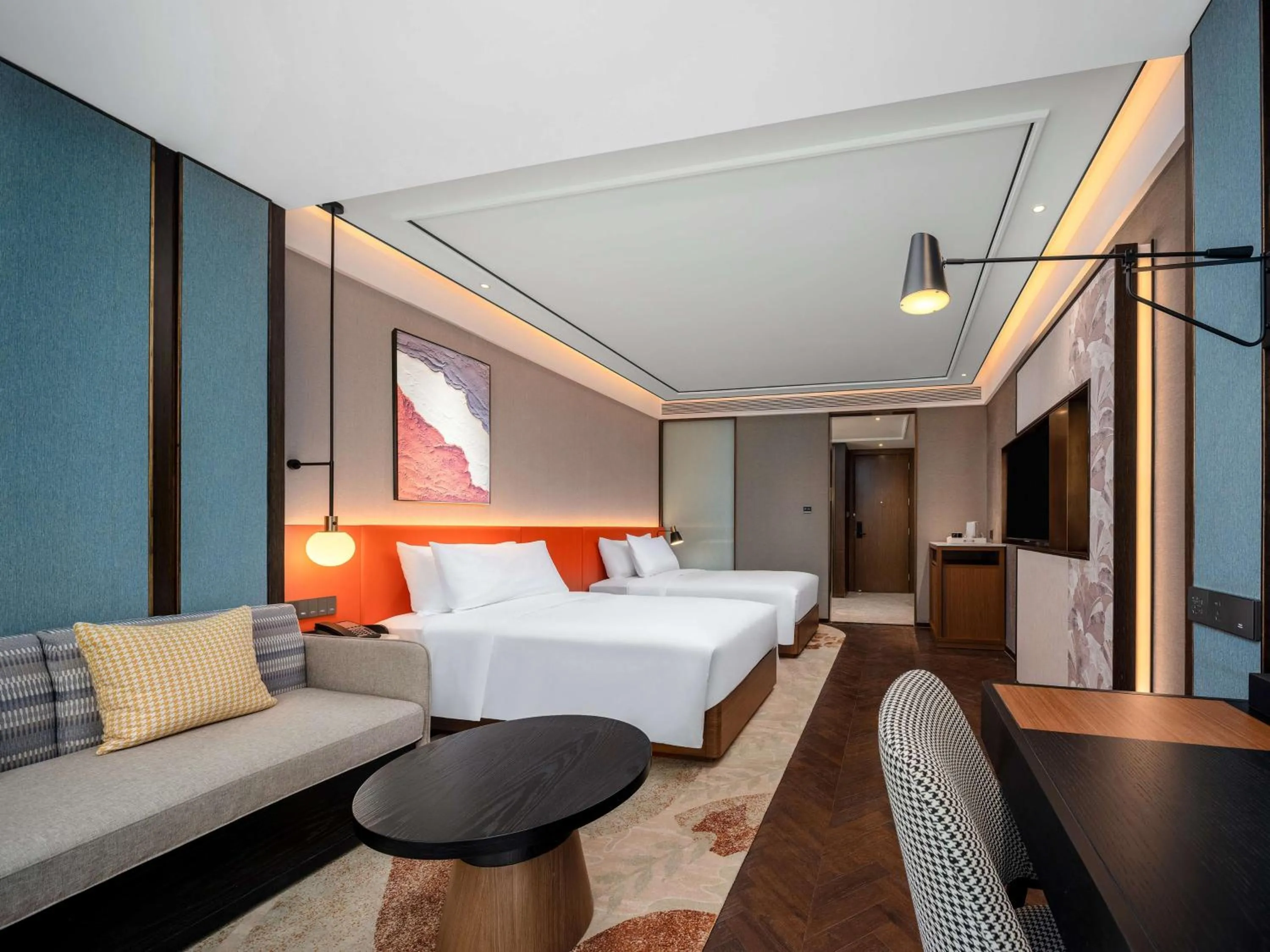 Bed in Hilton Garden Inn Beijing Guomao