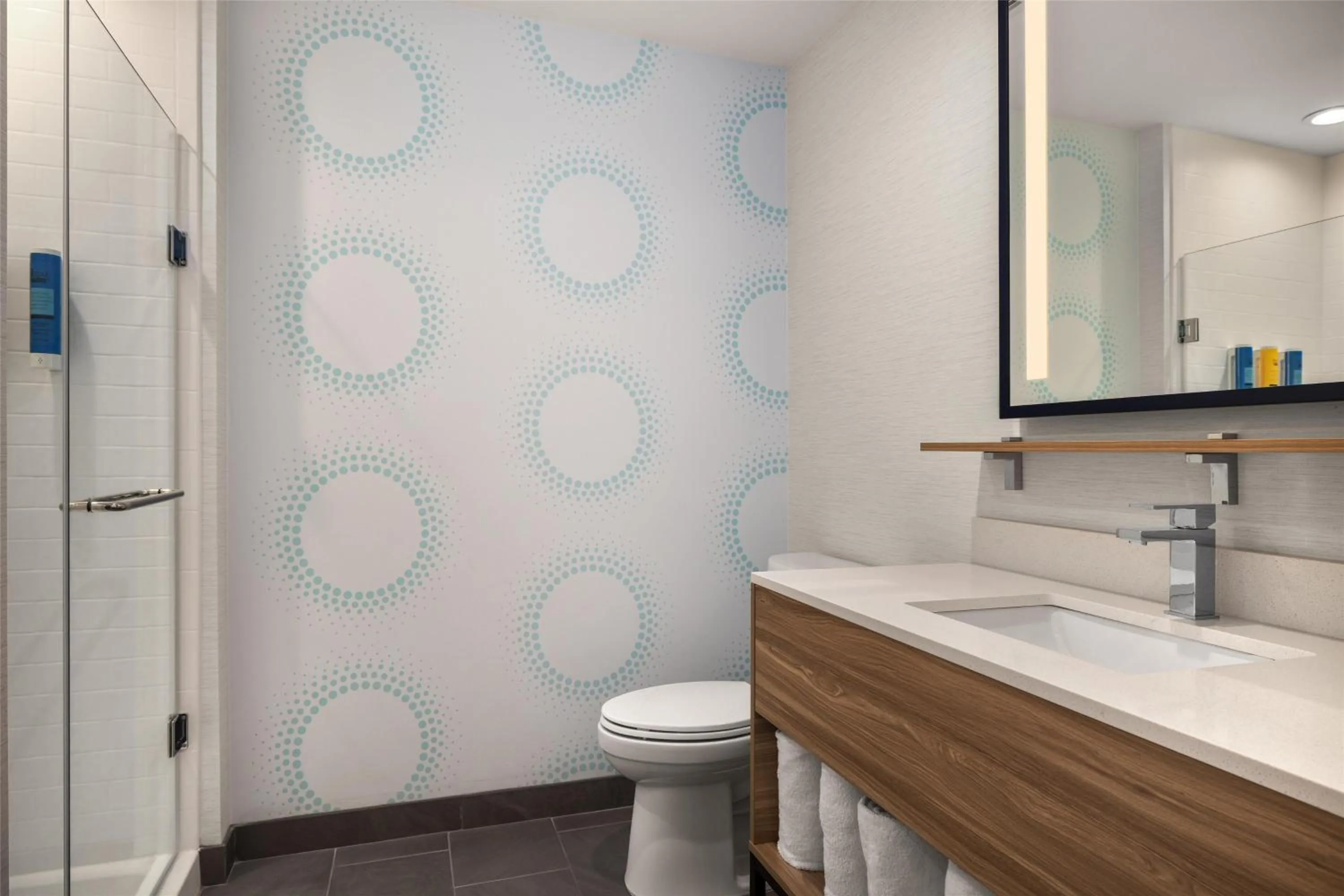 Bathroom in Tru By Hilton Fort Worth Lake Worth