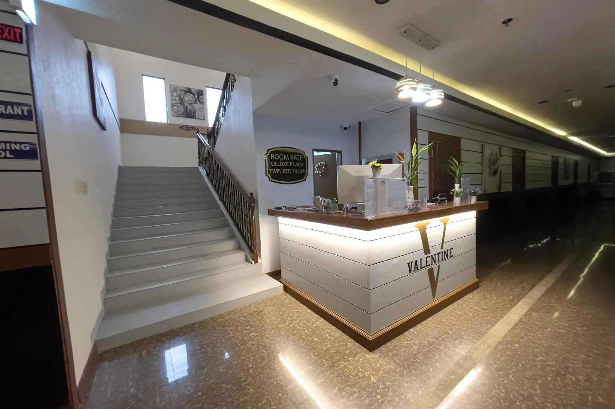 Lobby or reception in Valentine Hotel Angeles City