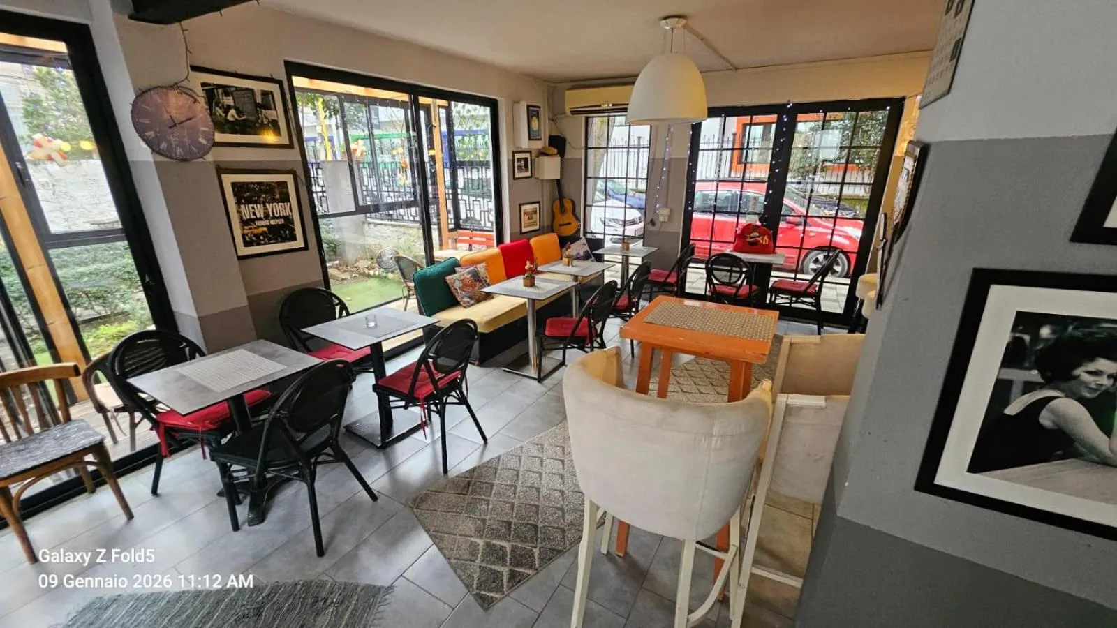 Seating area in Hotel Antigone