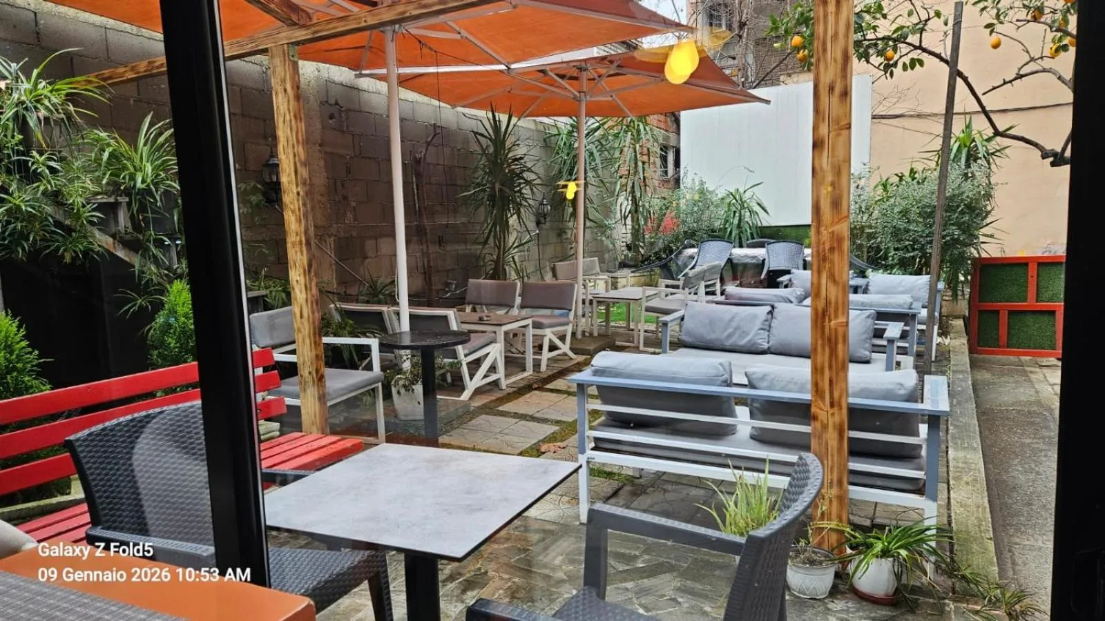 Garden in Hotel Antigone