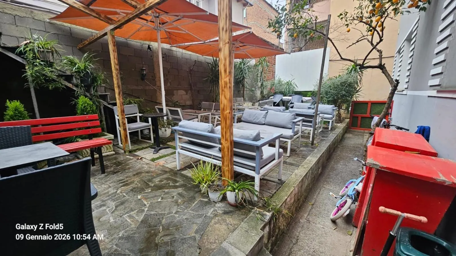 Garden in Hotel Antigone