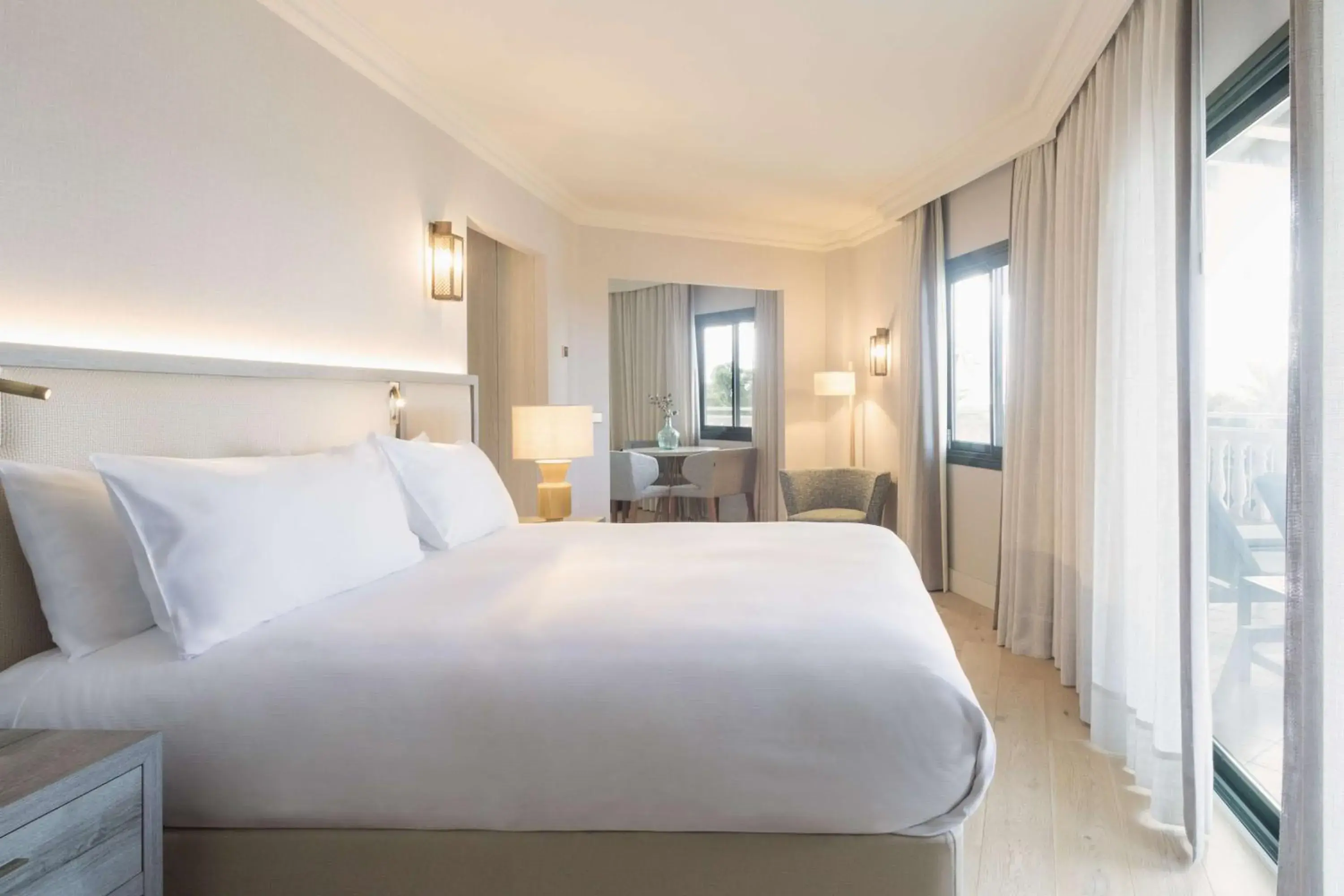 View (from property/room), Bed in Hilton Mallorca Galatzo View (from property/room), Bed in Hilton Mallorca Galatzo