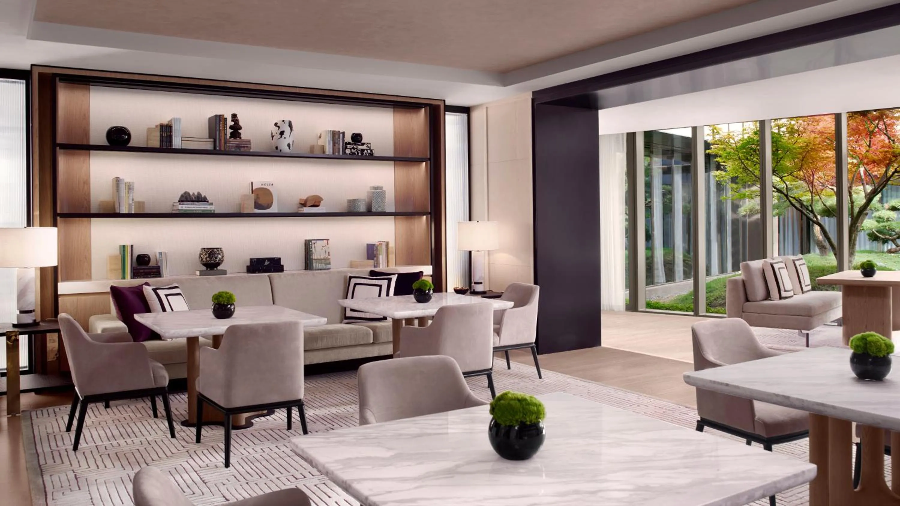 Seating area in The Ritz-Carlton, Suzhou