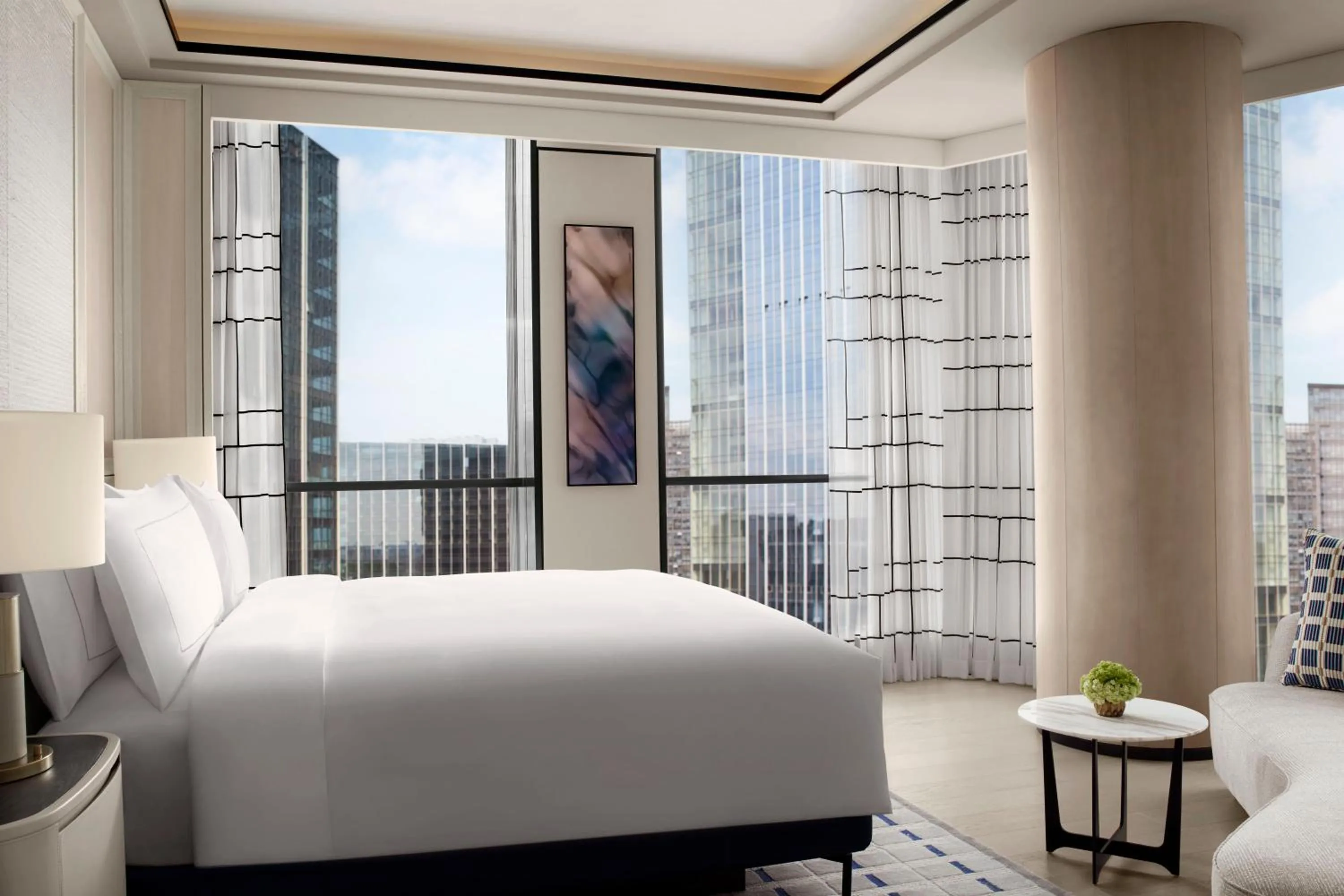 Bed in The Ritz-Carlton, Suzhou