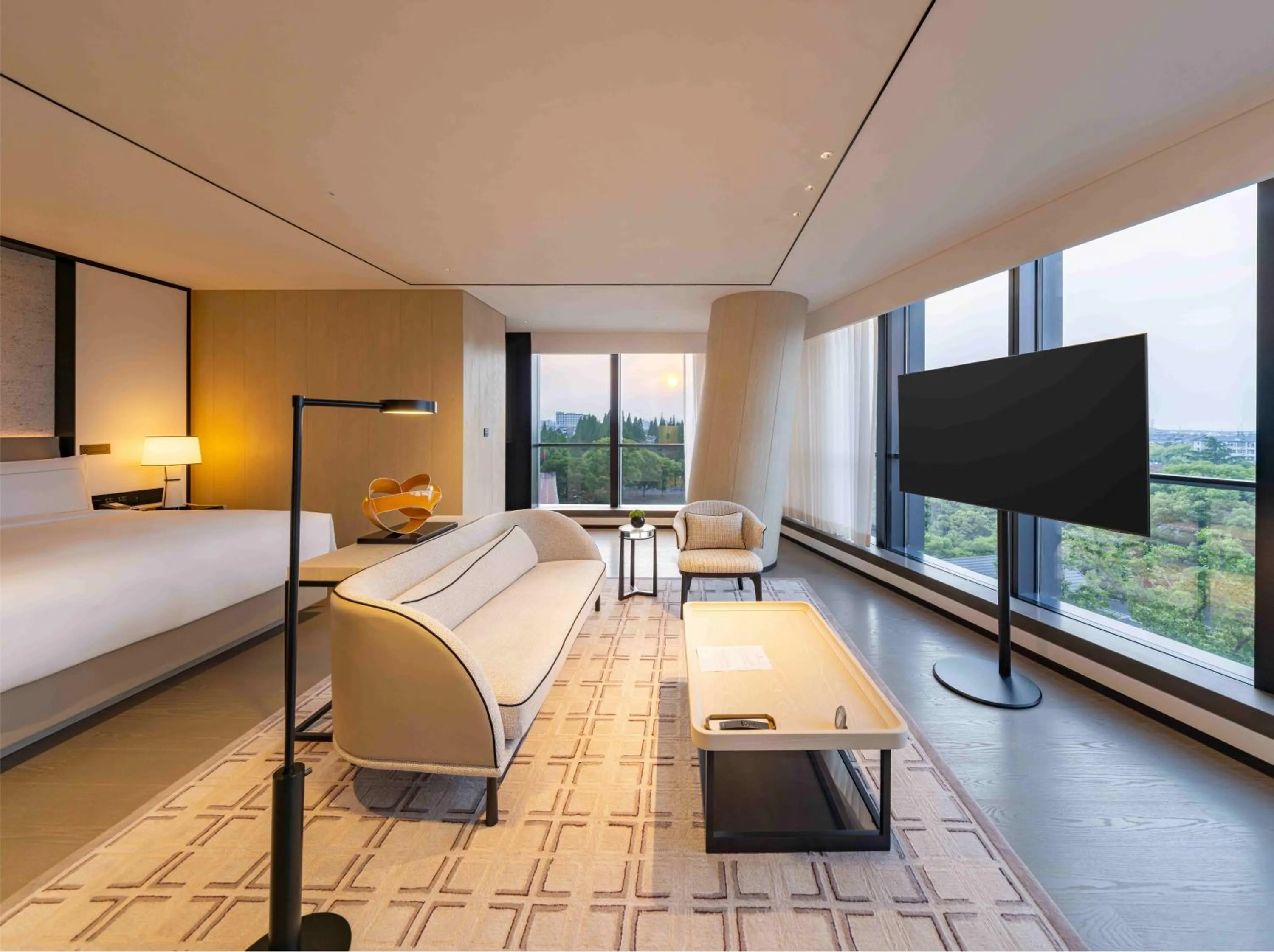 Photo of the whole room, Bed in The Ritz-Carlton, Suzhou