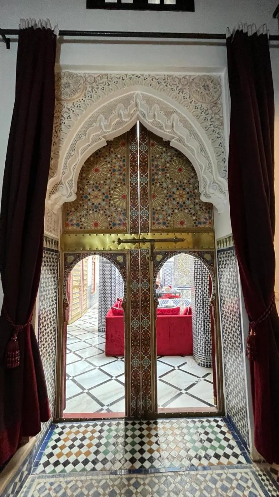 Lobby or reception in Riad Bab Fes Suite &Spa