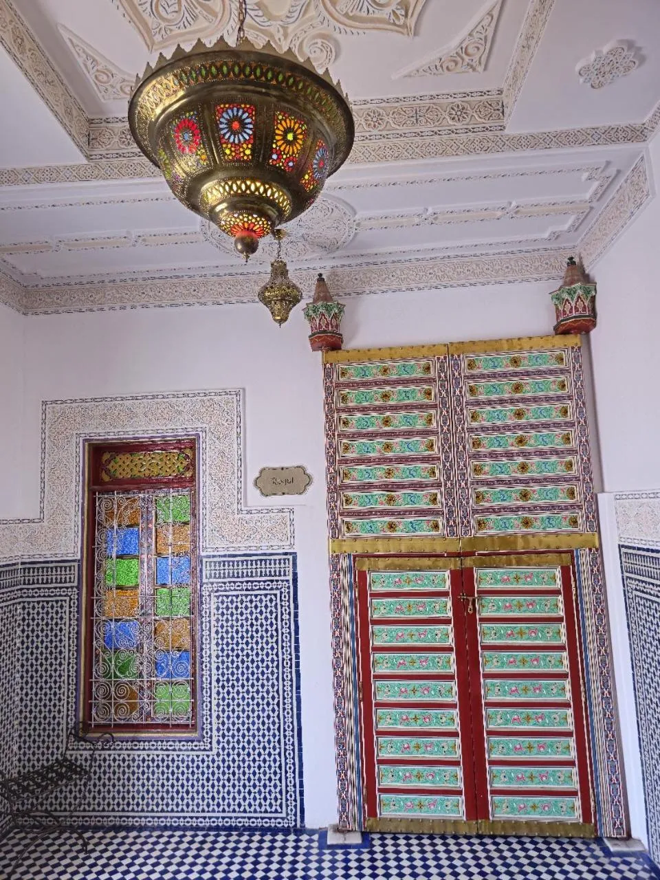 Seating area in Riad Bab Fes Suite &Spa
