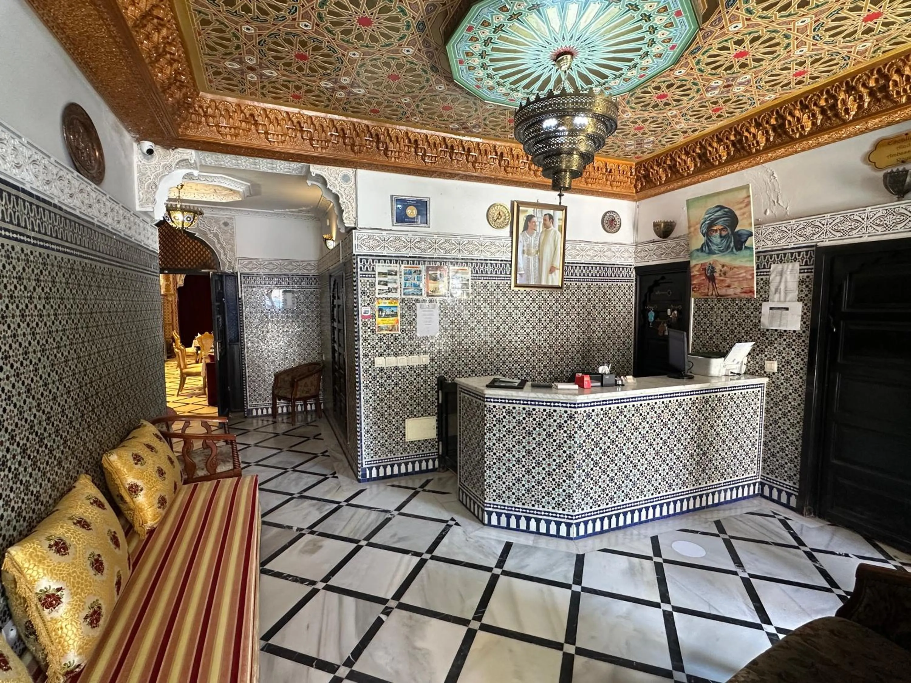 Lobby or reception in Riad Fes Bab Rcif Suite &Spa