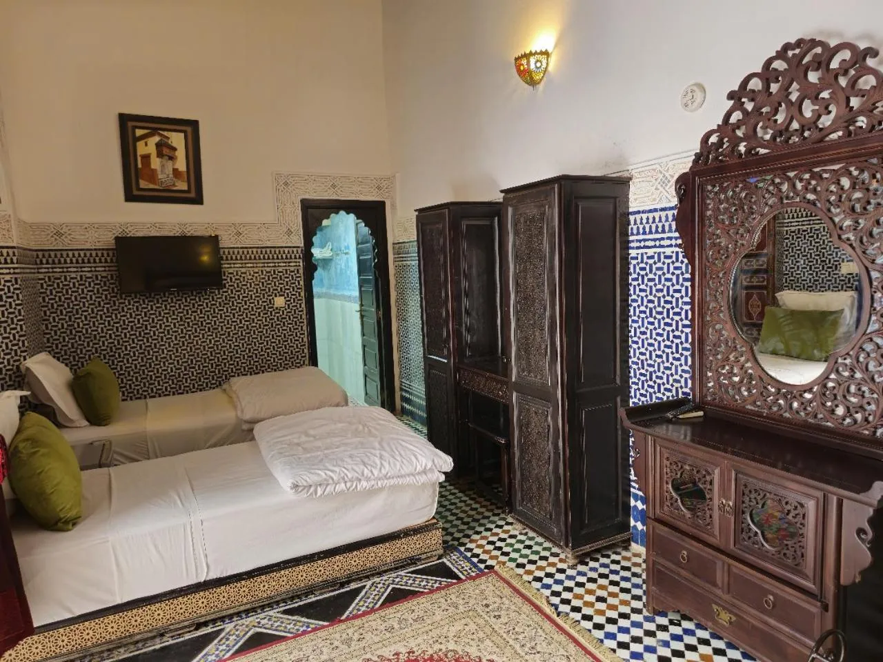 Bed in Riad Bab Fes Suite &Spa