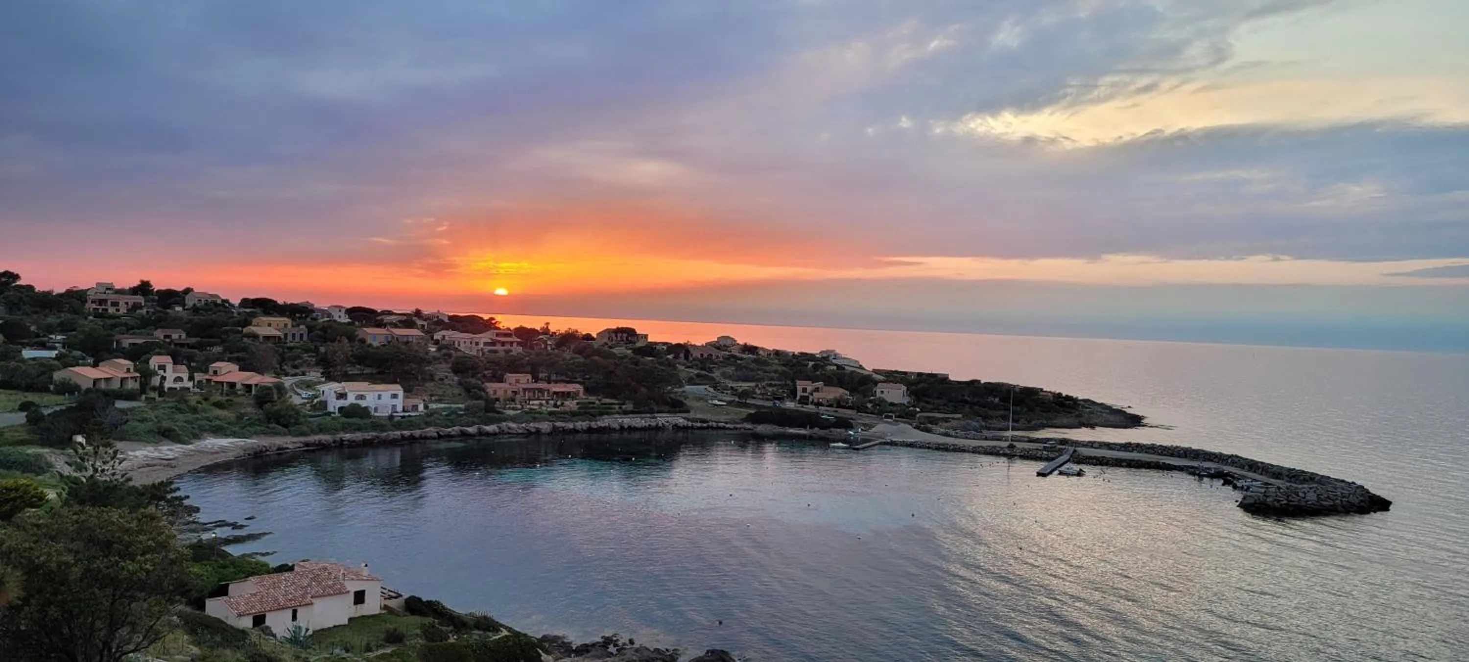 Sunset in Résidences Sopramare