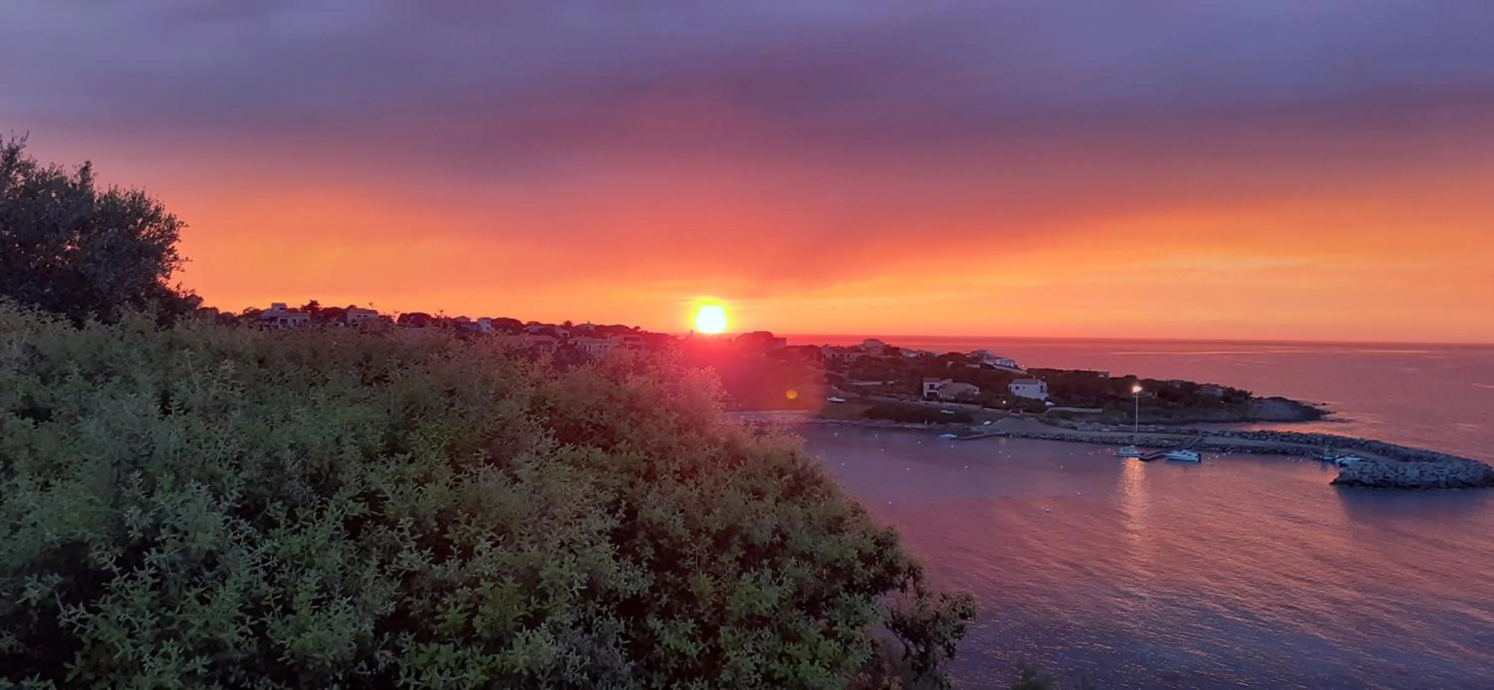 Sunset in Résidences Sopramare