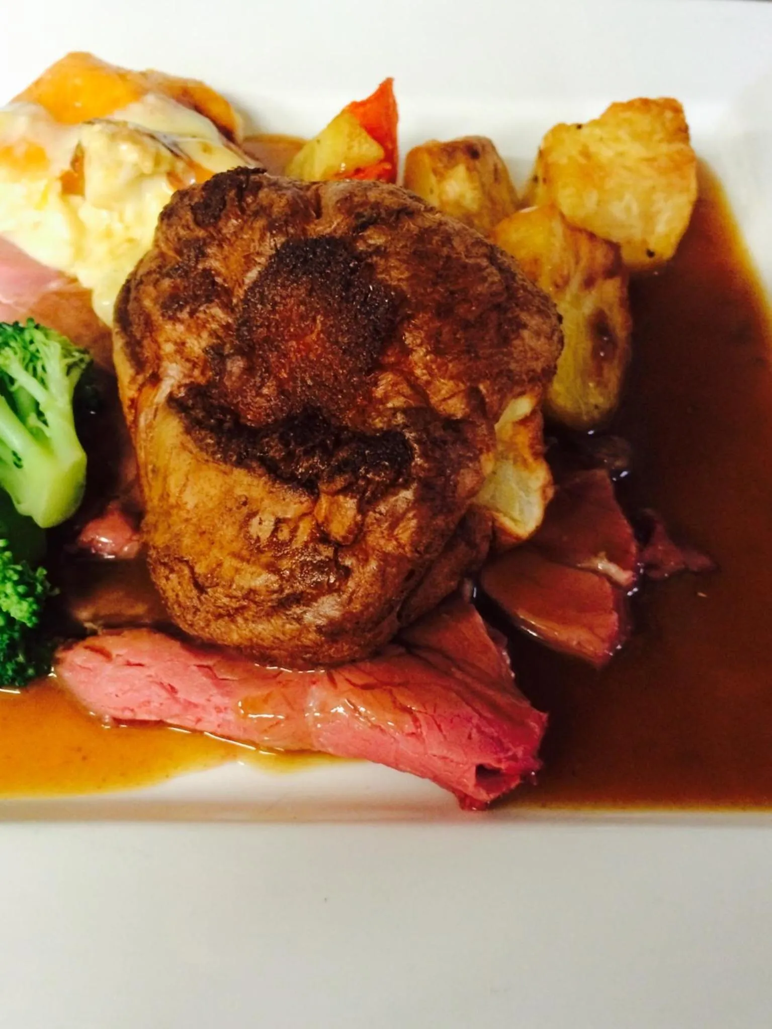 Food close-up in The Crown Inn