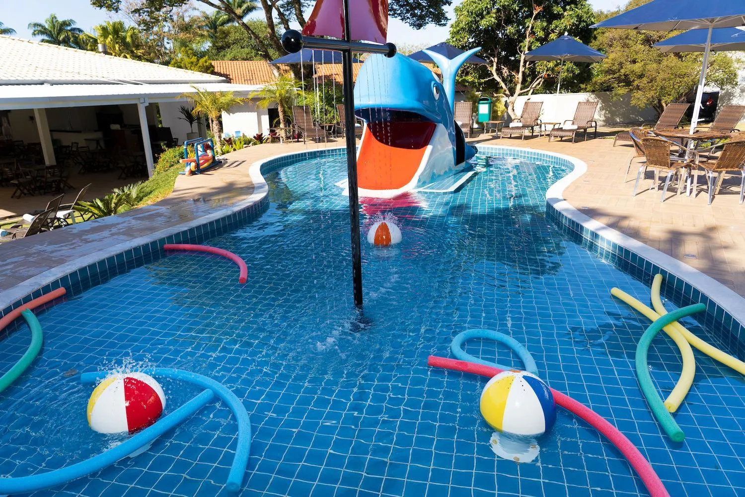 Swimming pool in Valinhos Plaza Hotel
