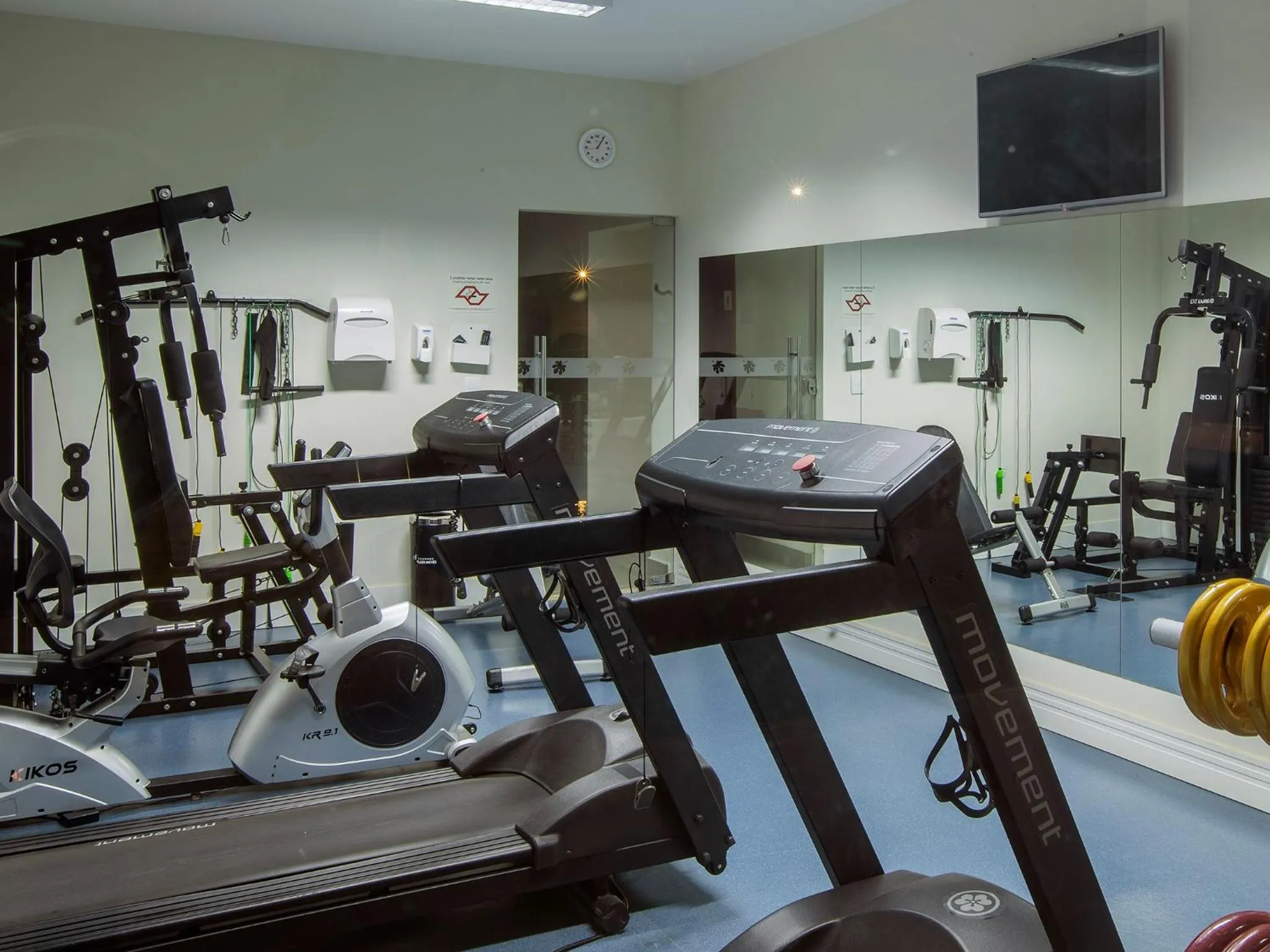 Fitness centre/facilities in Valinhos Plaza Hotel