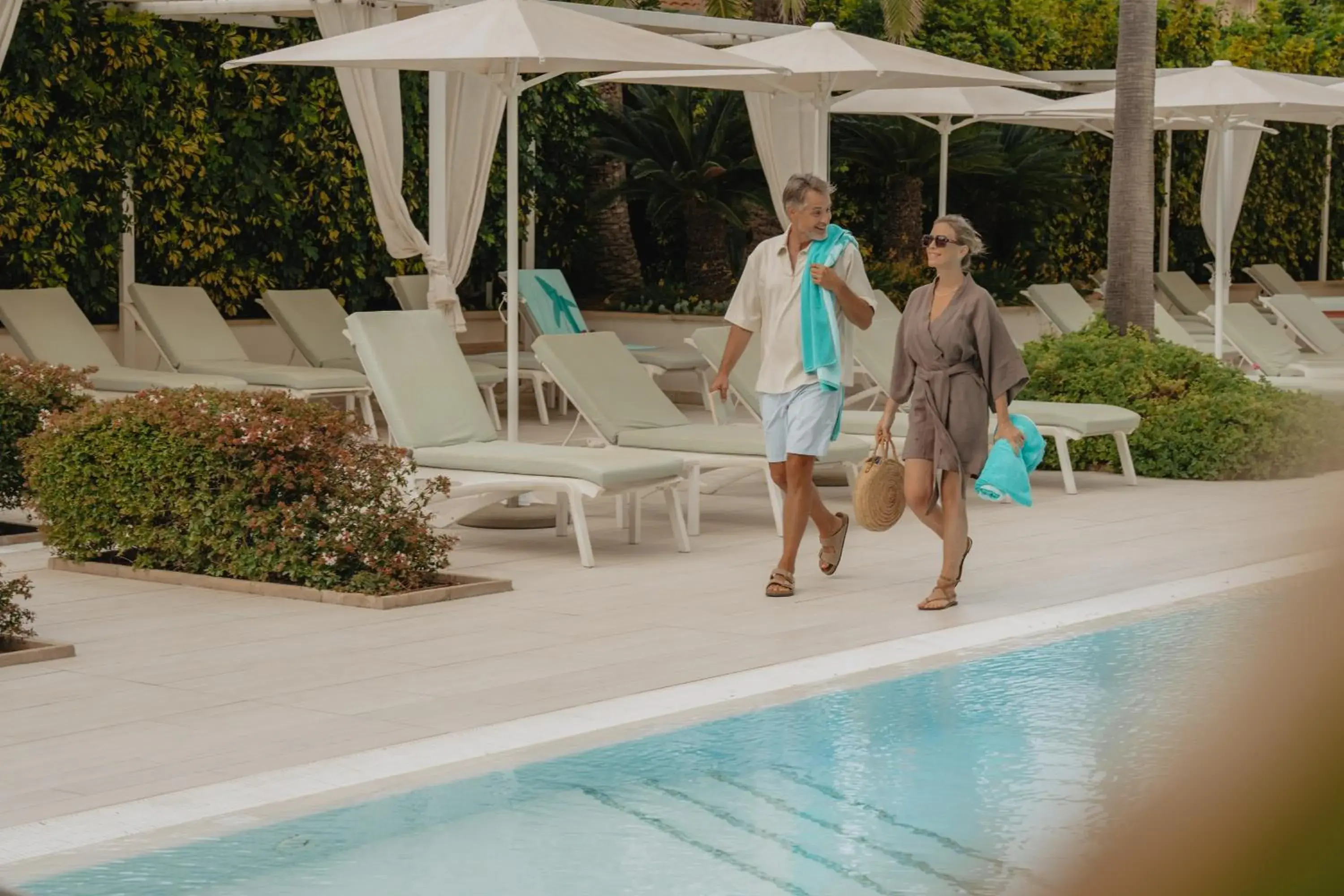 Swimming pool in Iberostar Selection Playa de Palma Swimming pool in Iberostar Selection Playa de Palma