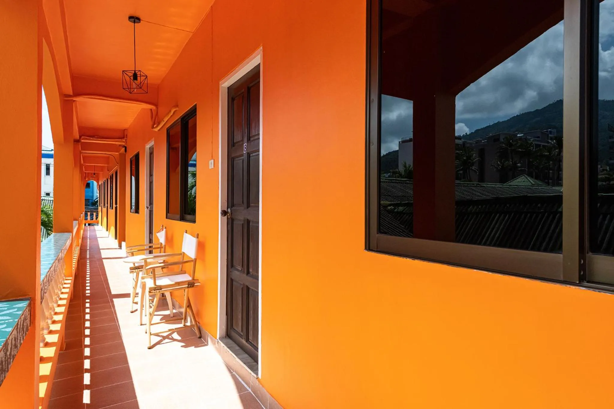 Balcony/Terrace in myPatong Social Hostel