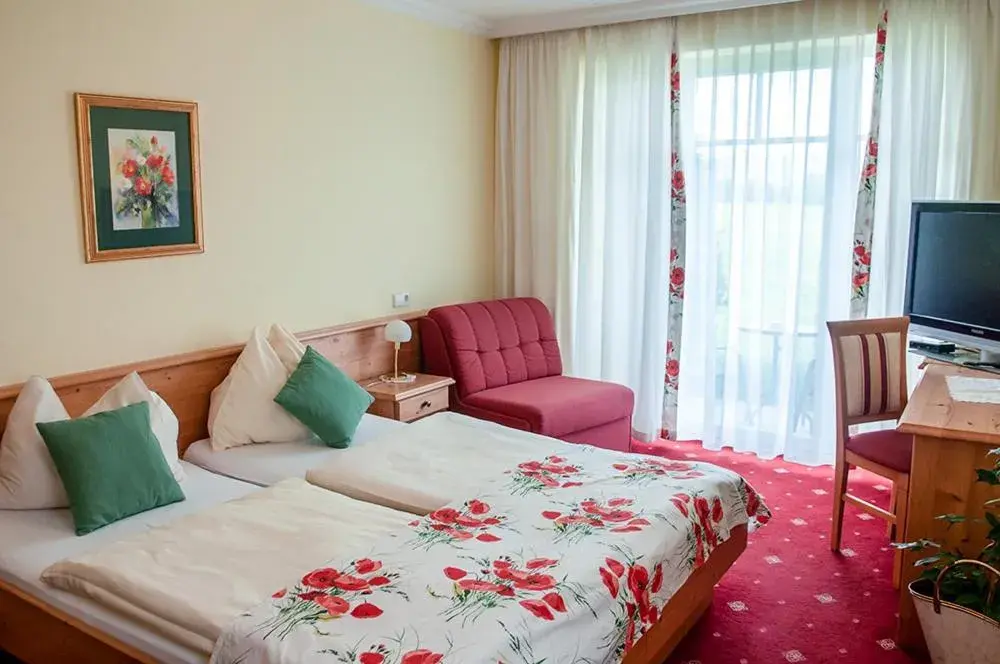 Double Room with Terrace - single occupancy in Pension Hiesel-Villa Untersbergblick Double Room with Terrace - single occupancy in Pension Hiesel-Villa Untersbergblick