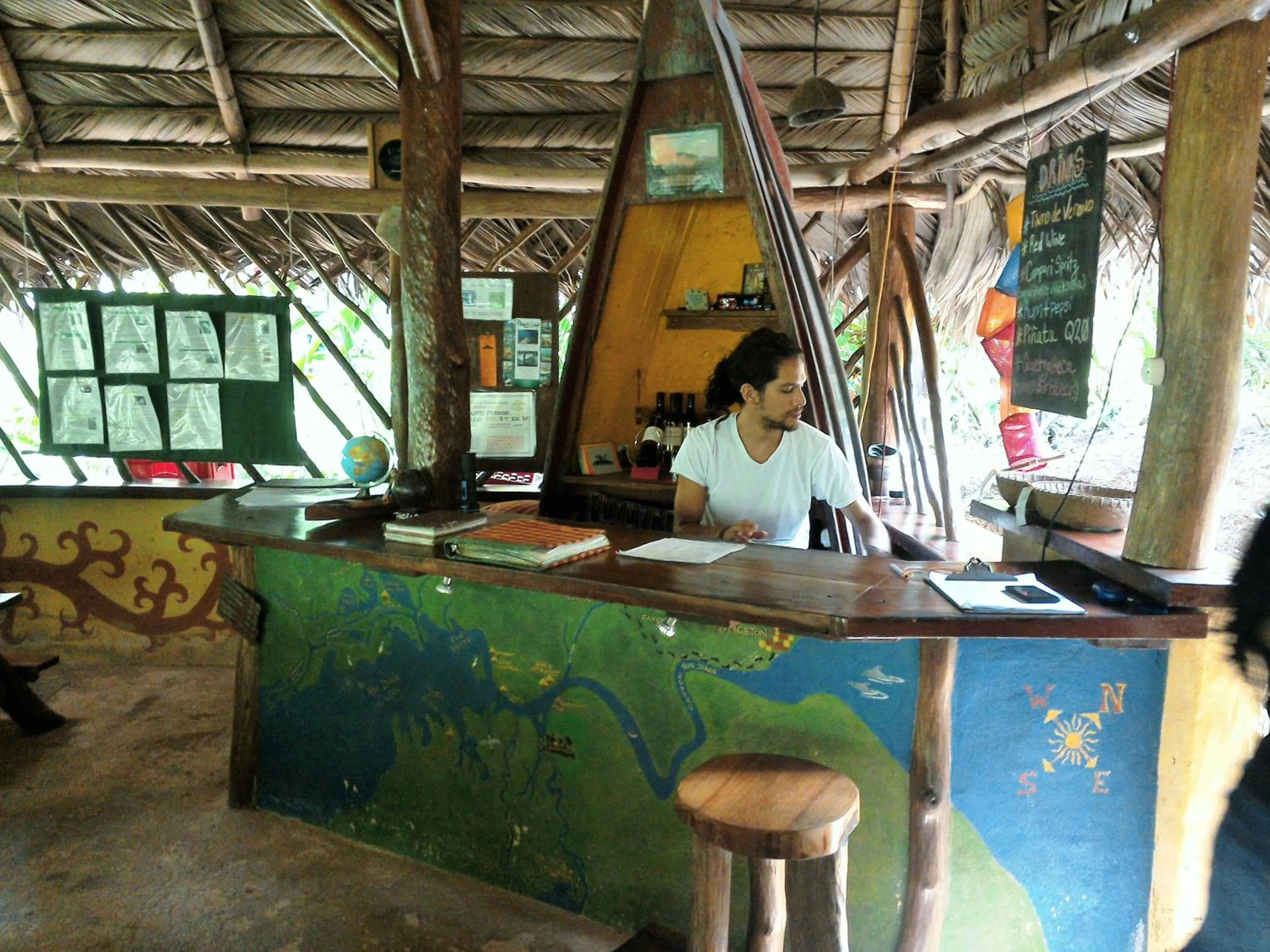 Lobby or reception in El Hotelito Perdido