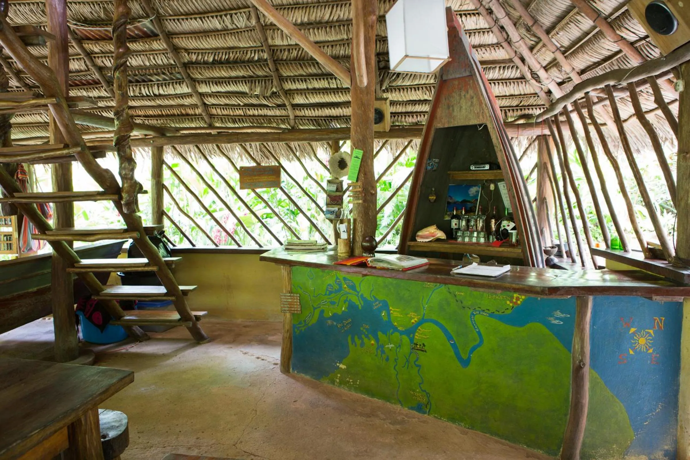 Lobby or reception in El Hotelito Perdido