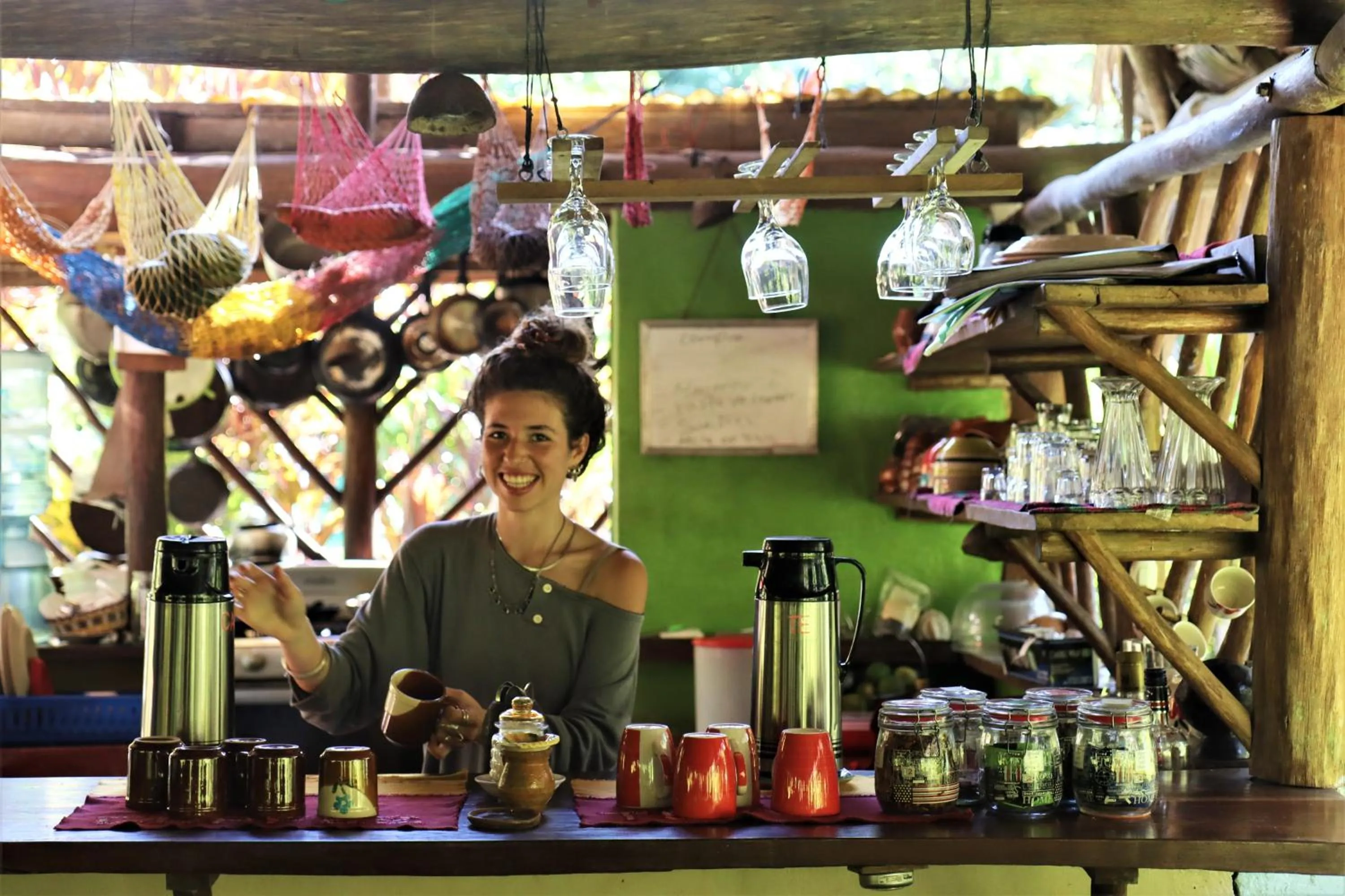 Food and drinks in El Hotelito Perdido