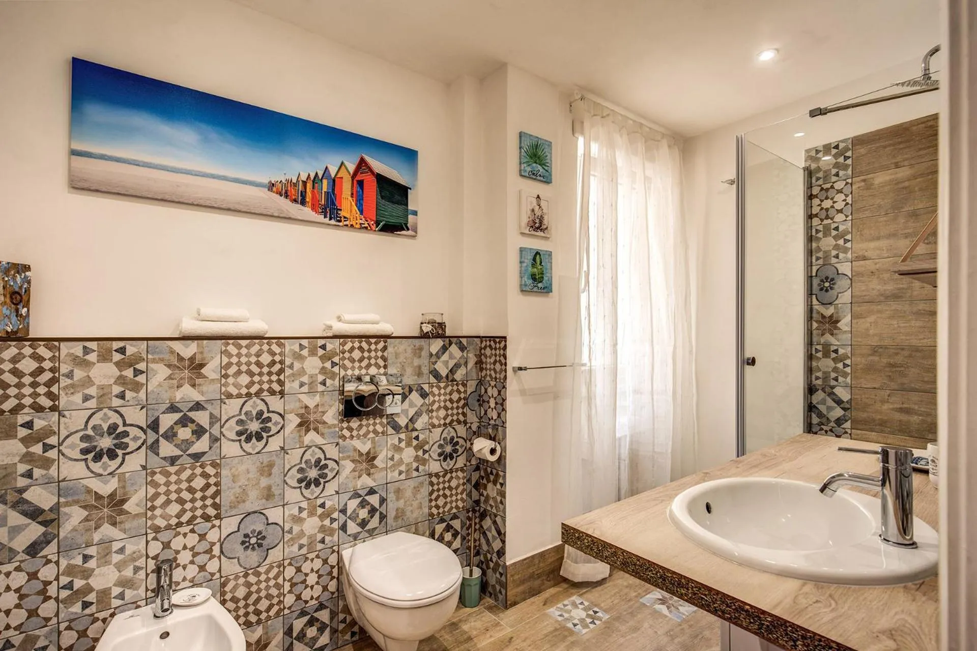 Shower in Seaside Rome