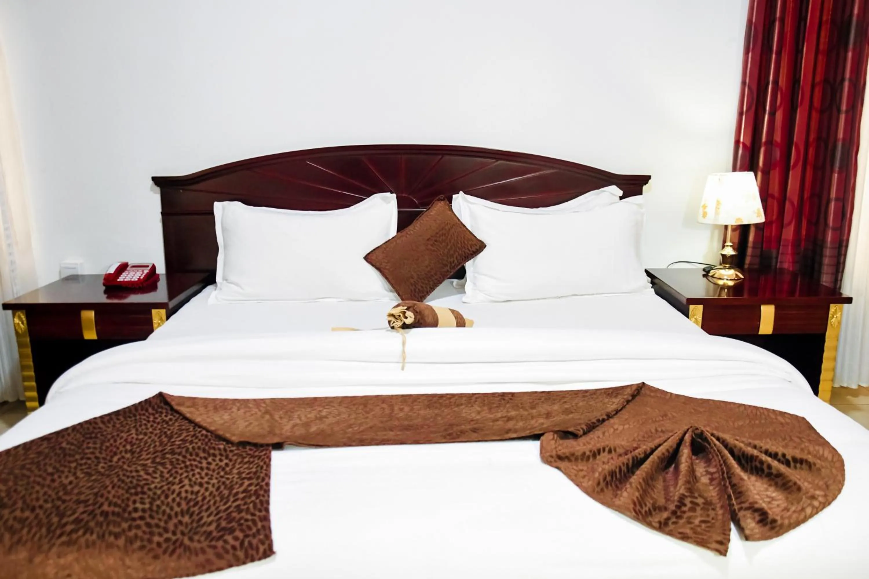 Bed in Quiet Haven Hotel