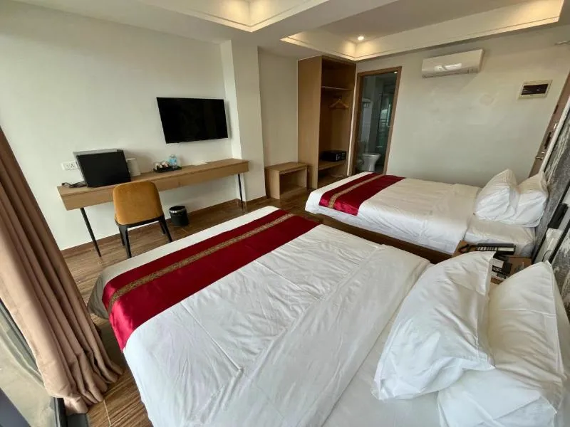 Bed in L' Asuncion Hotel