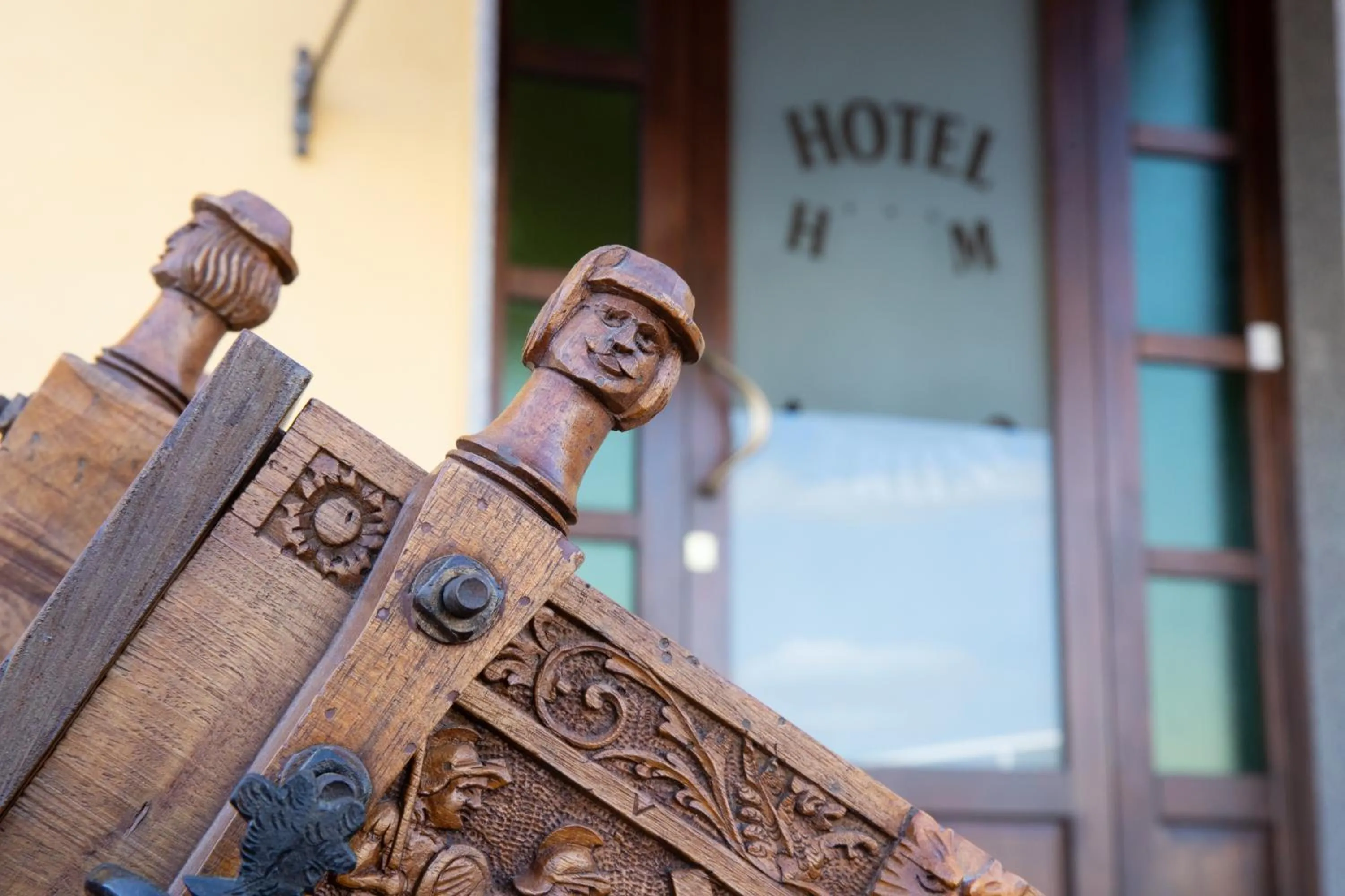 Facade/entrance in Hotel Merlino