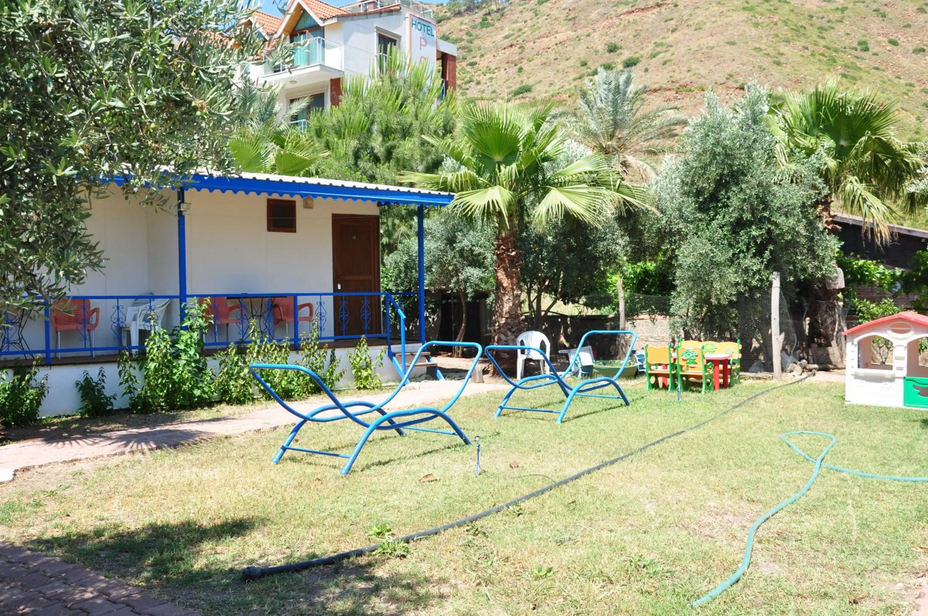 Garden view in Adrasan Shambala