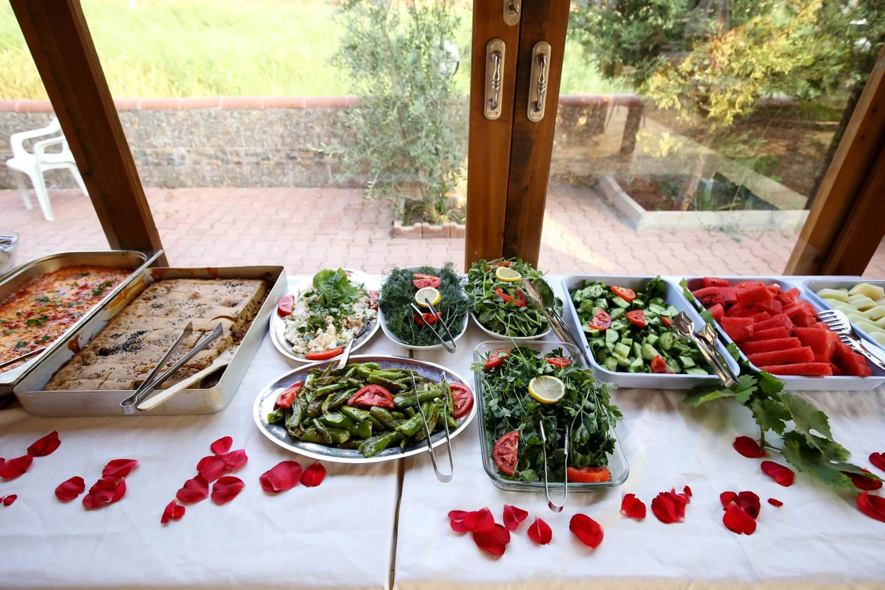 Buffet breakfast in Adrasan Shambala