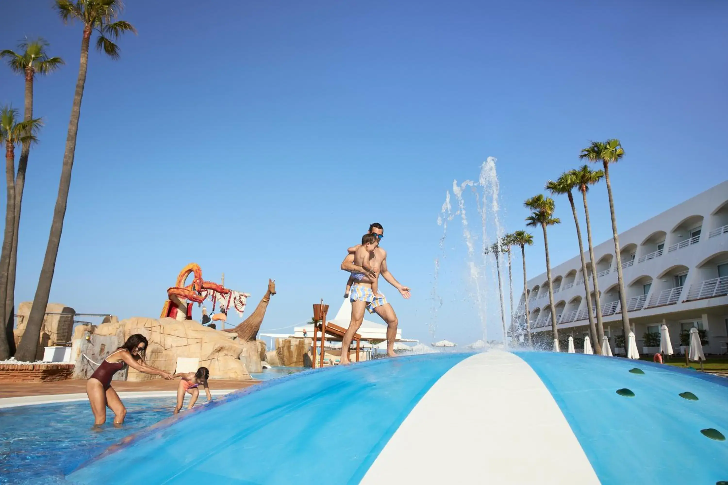 Swimming pool in Iberostar Waves Royal Andalus Swimming pool in Iberostar Waves Royal Andalus