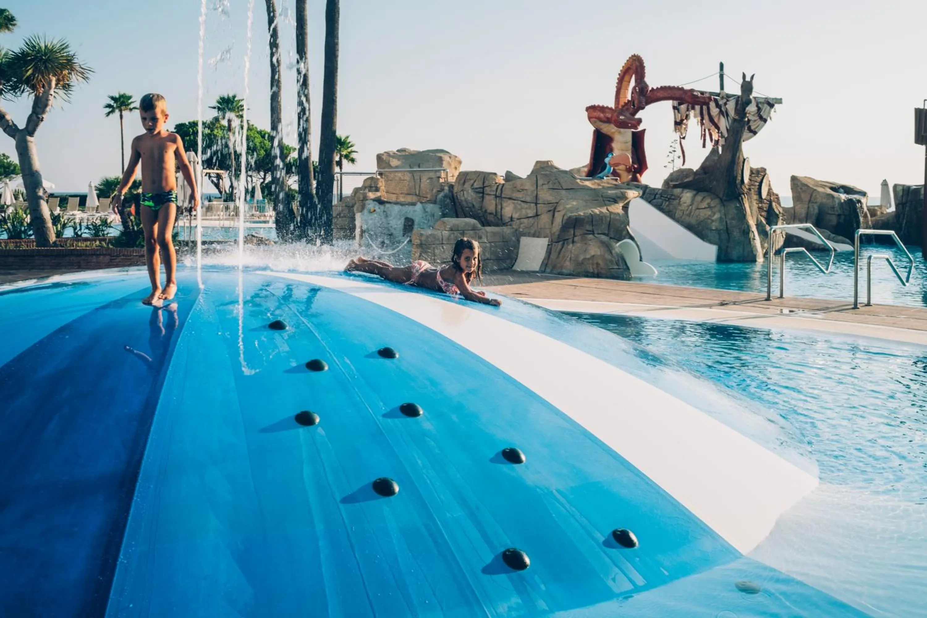 Aqua park in Iberostar Waves Royal Andalus