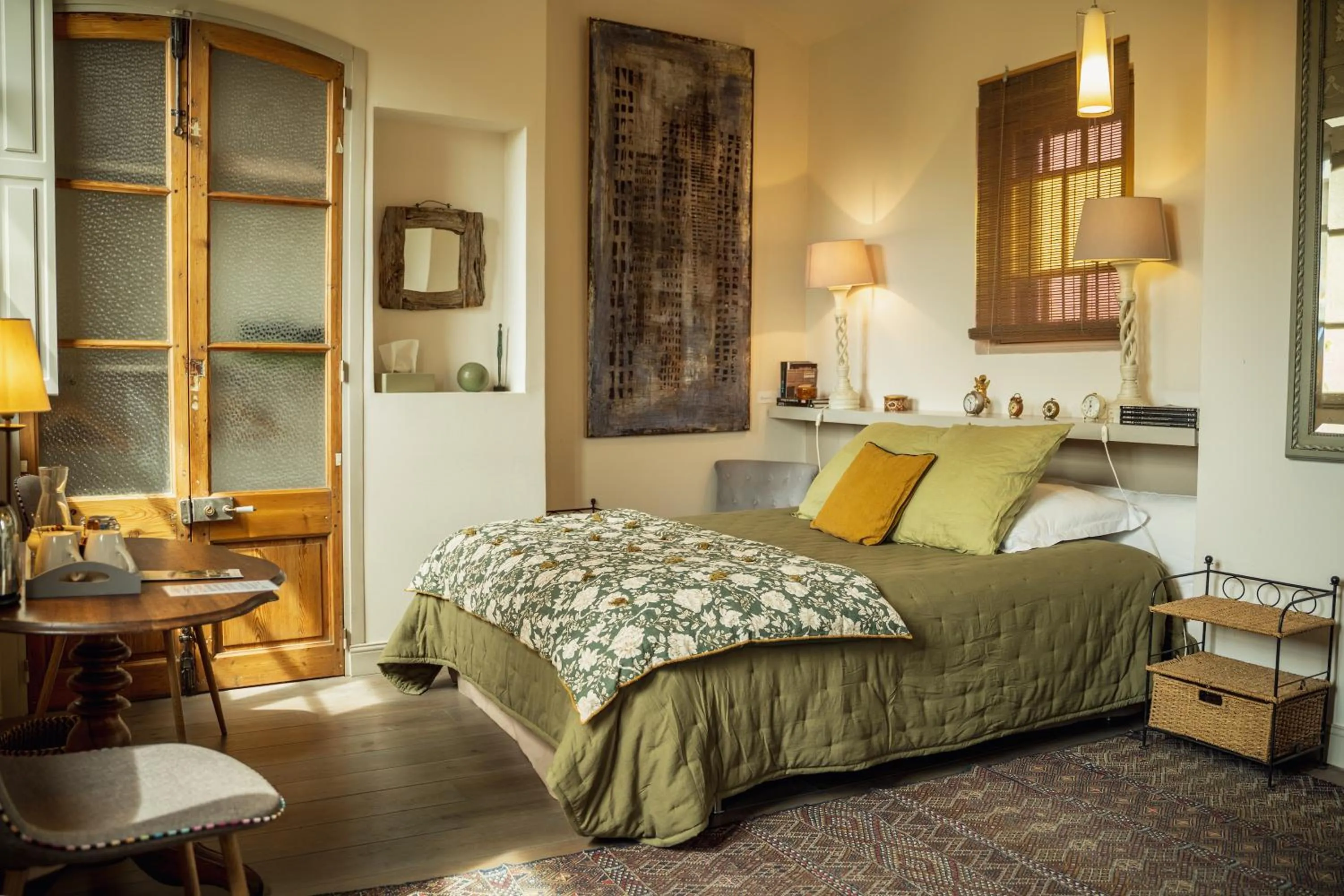 Bedroom, Bed in Les Jardins de Baracane