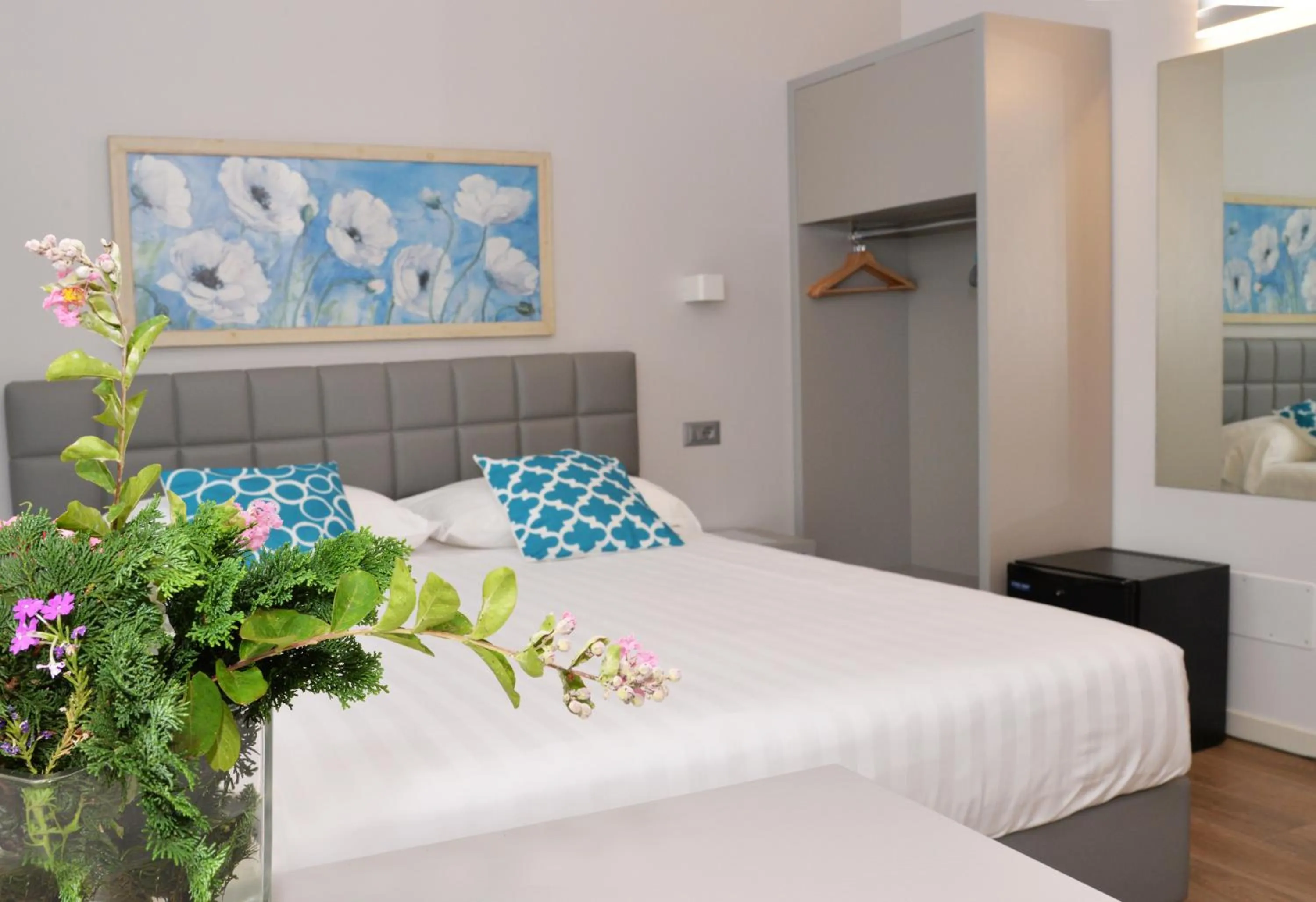 Bed in Hotel Quarcino