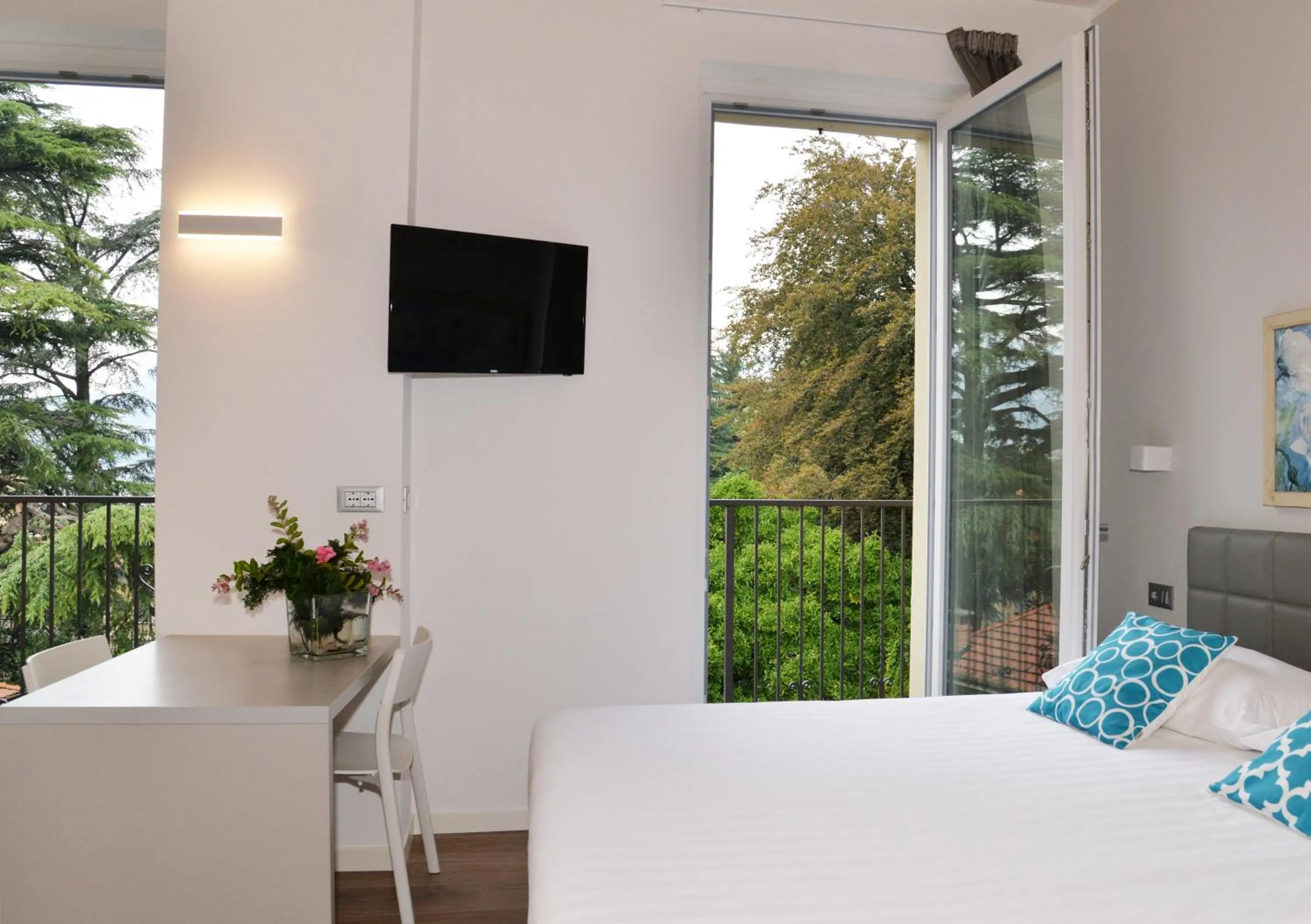 Bed in Hotel Quarcino