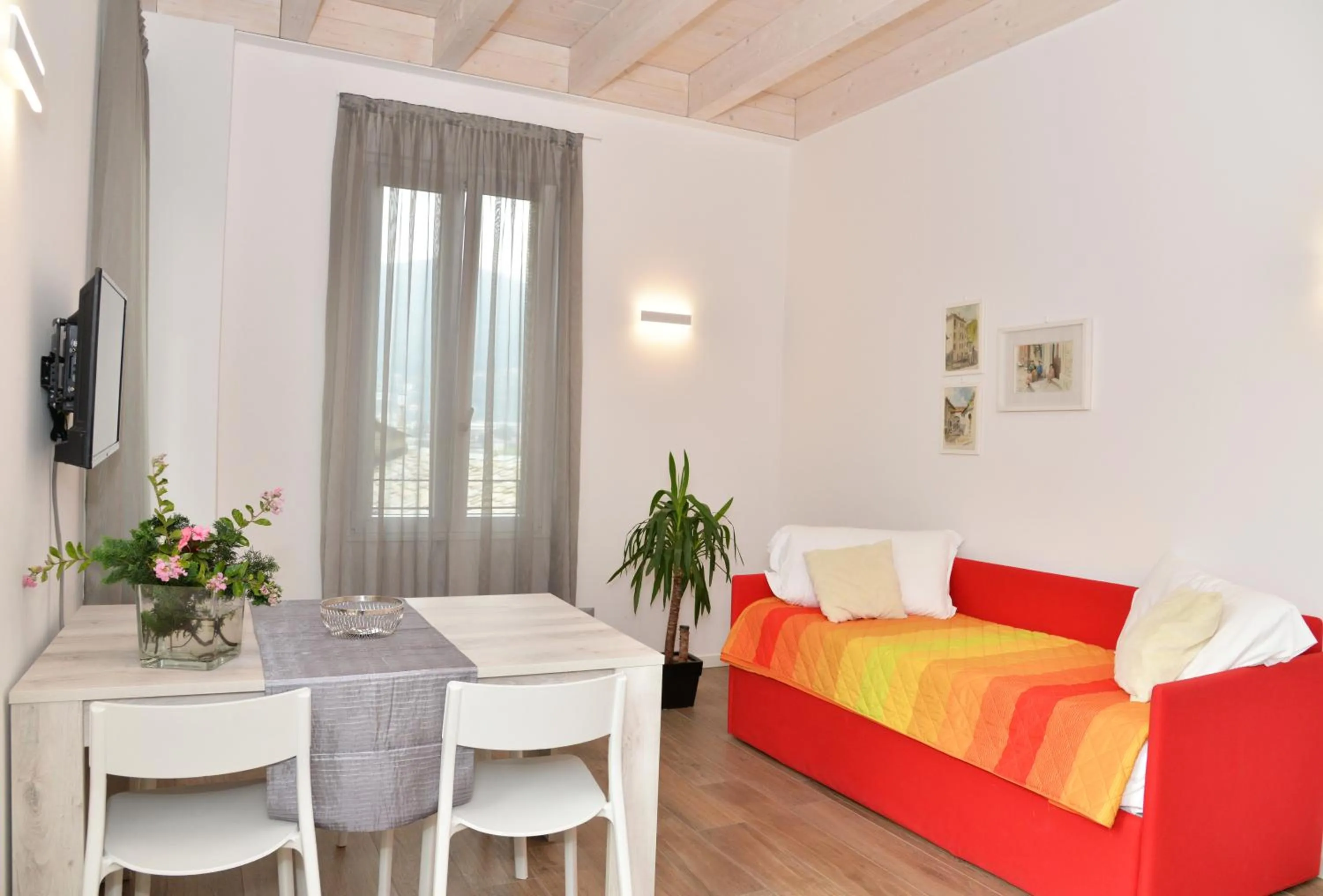 Bed in Hotel Quarcino