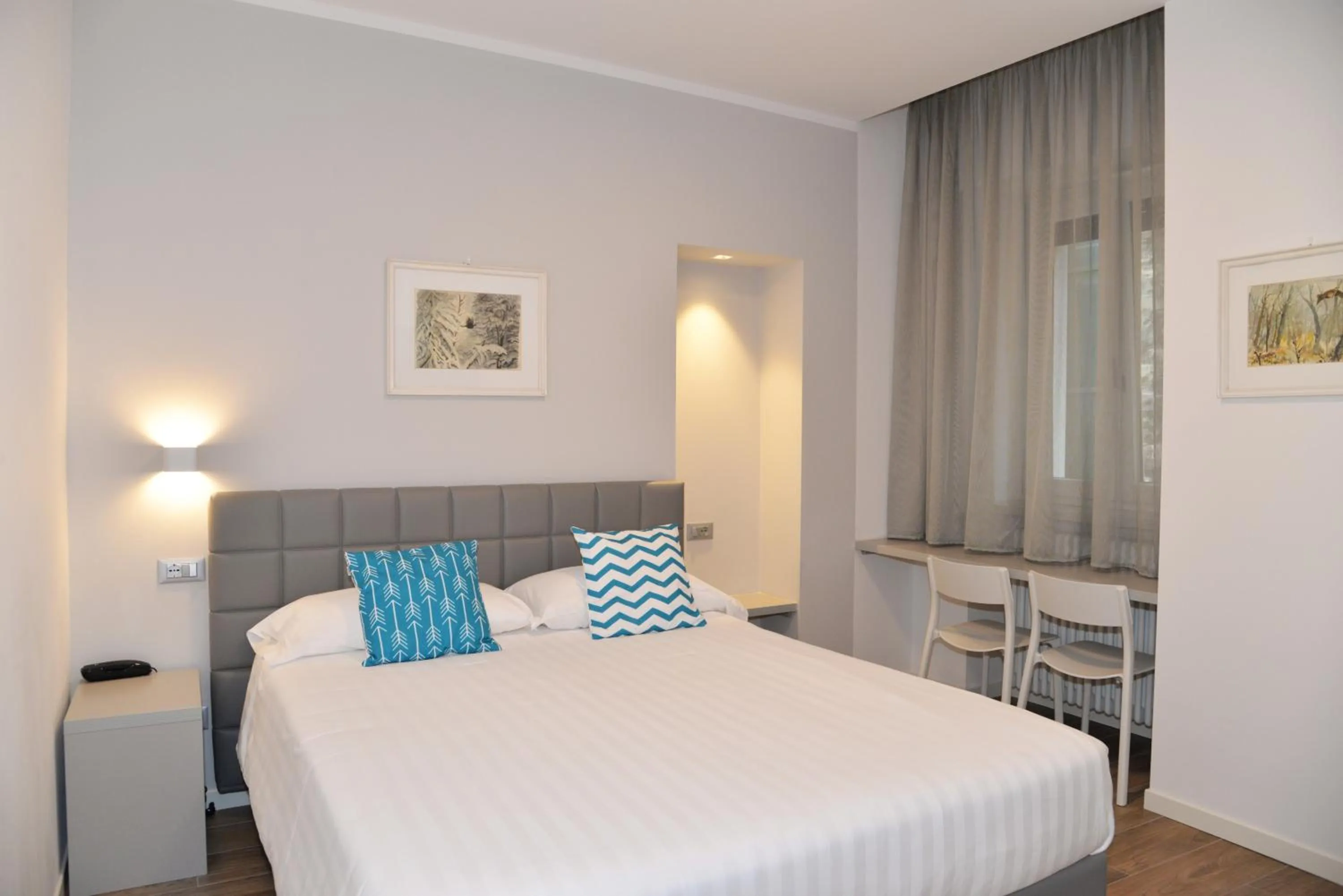 Bed in Hotel Quarcino