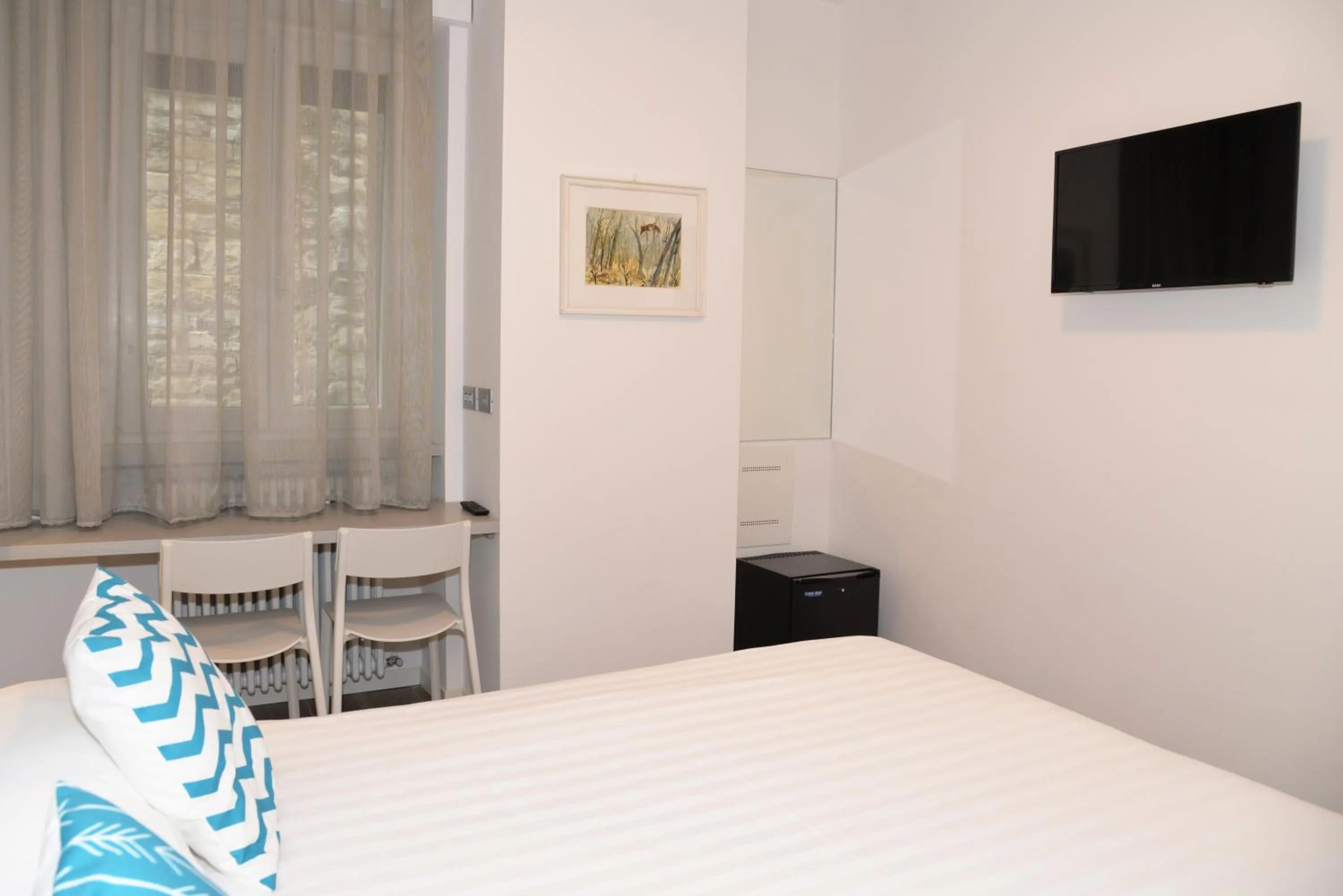 Bed in Hotel Quarcino