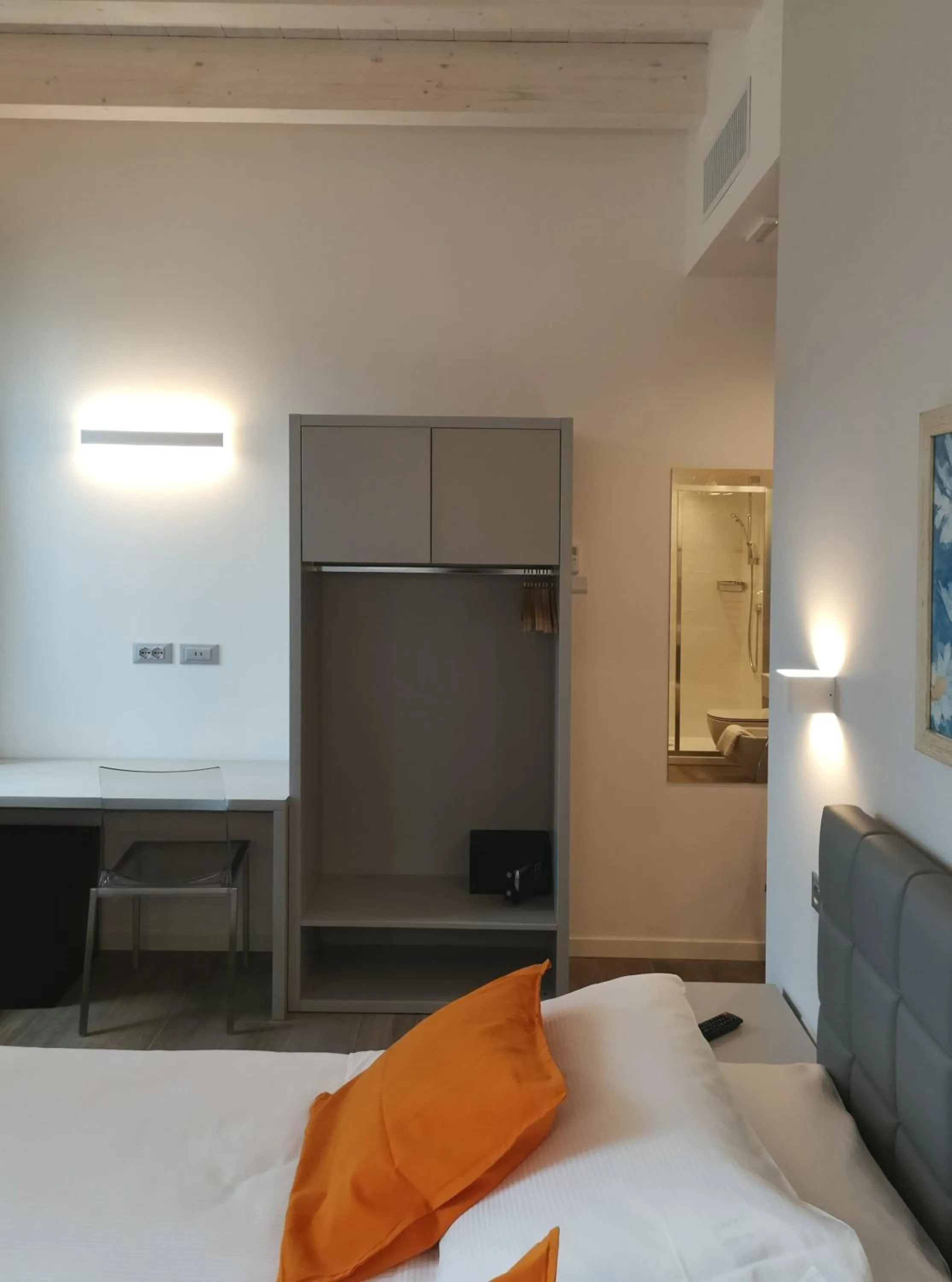 Bed in Hotel Quarcino