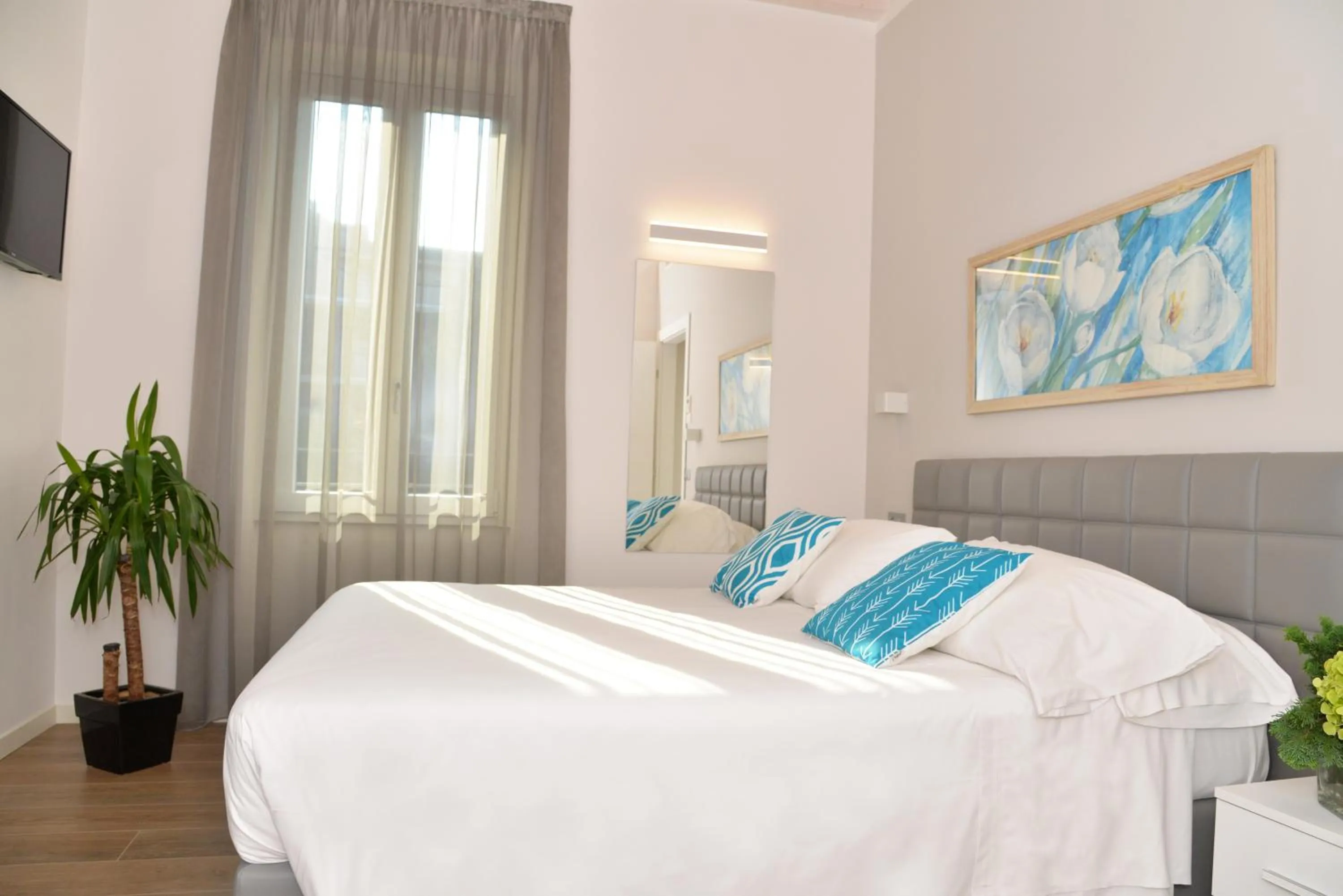 Bed in Hotel Quarcino