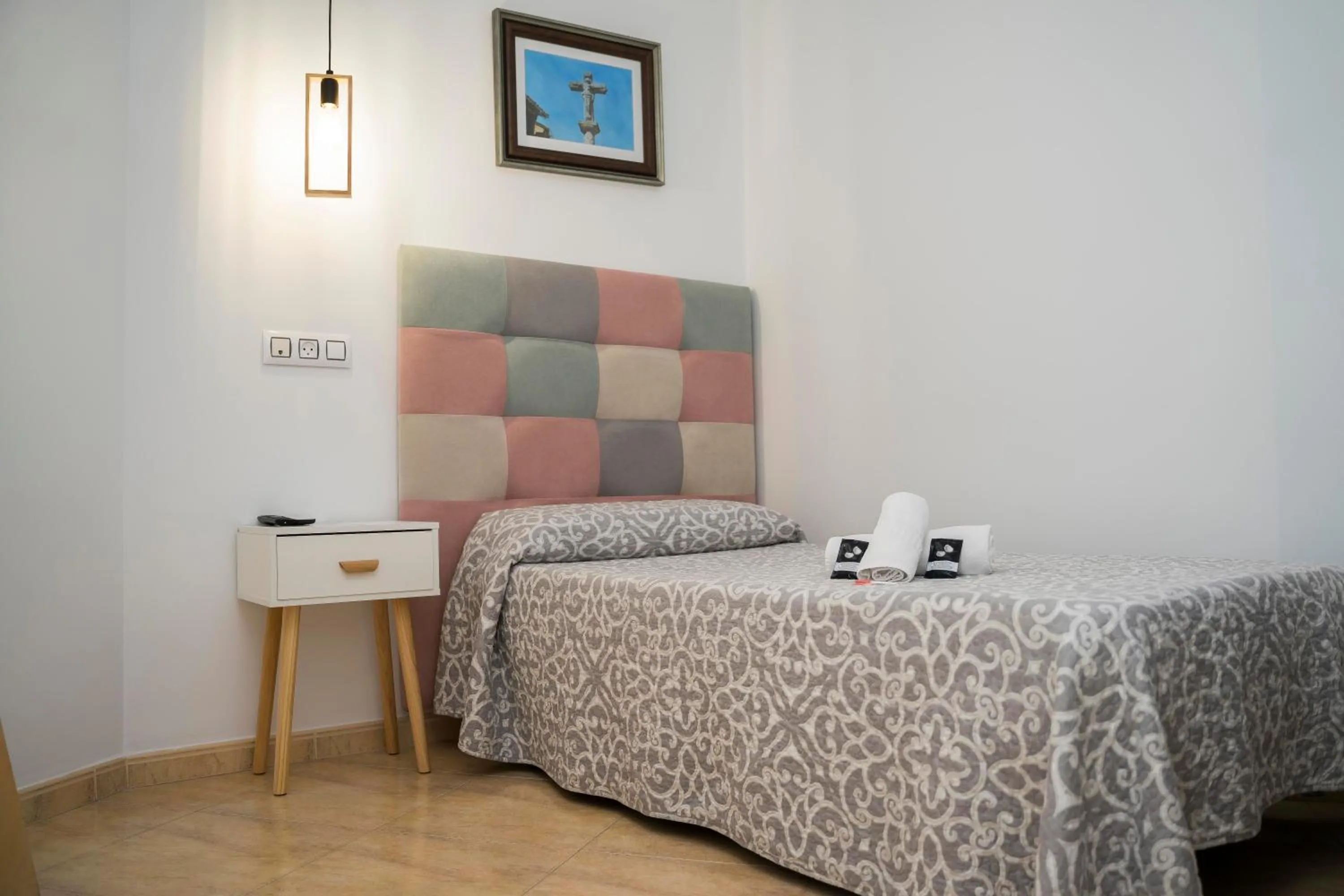 Bed in Hostal Goyesco Plaza