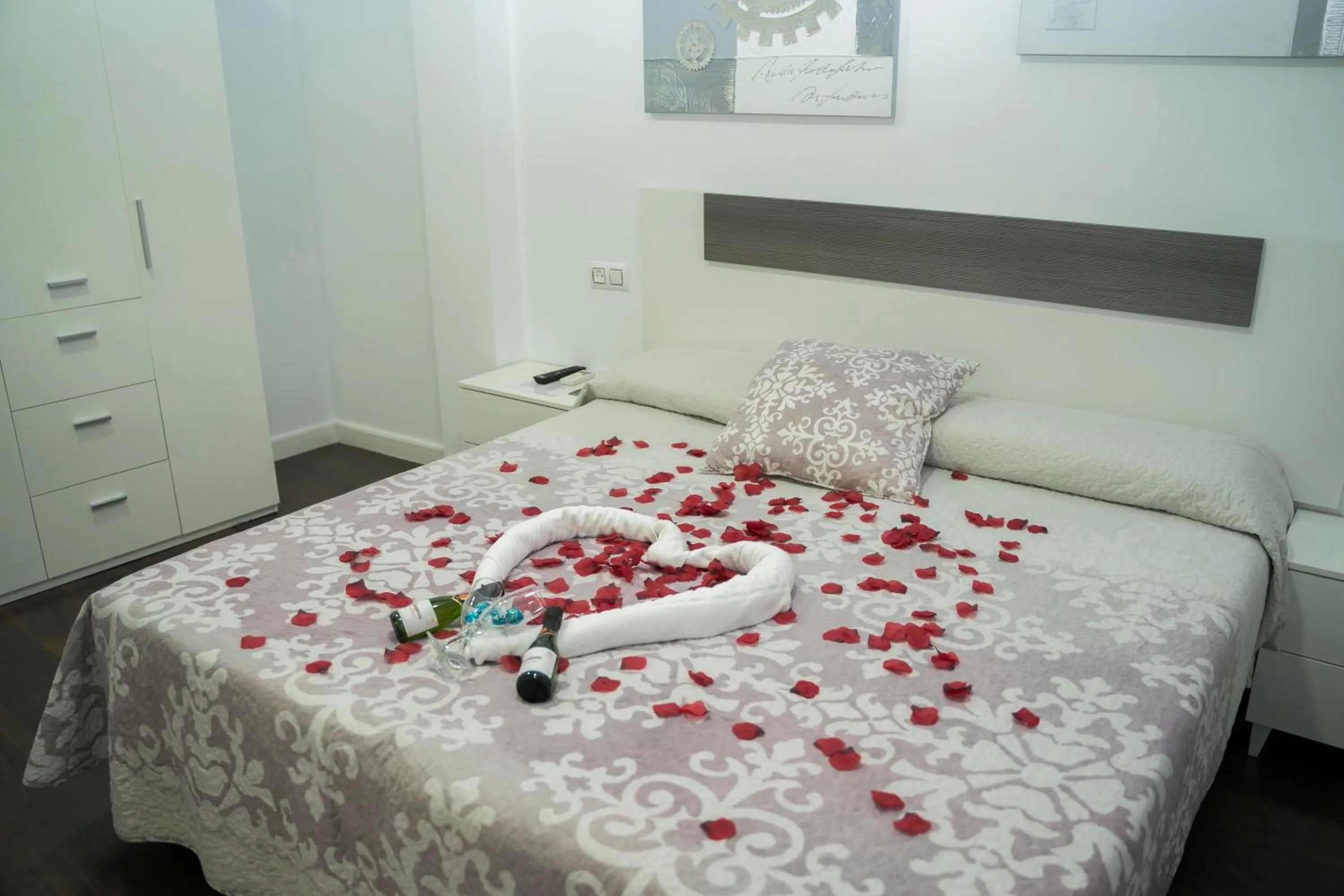 Bed in Hostal Goyesco Plaza