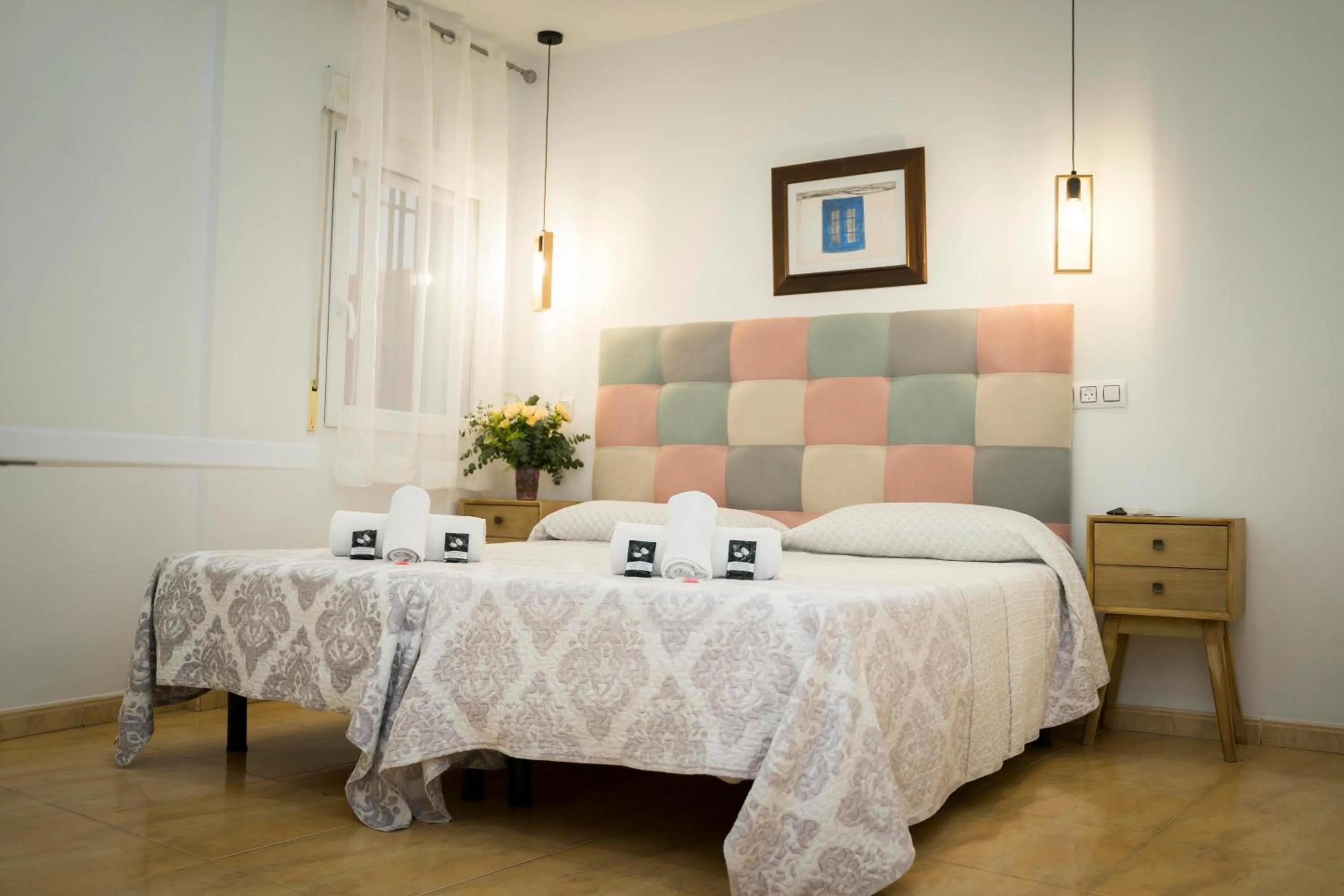 Bed in Hostal Goyesco Plaza