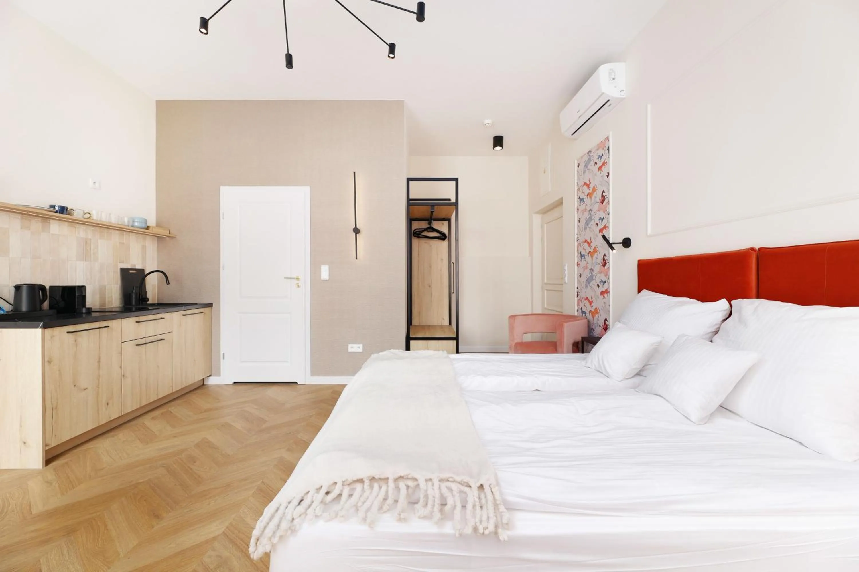 Bed in Hetman Main Square Apartments