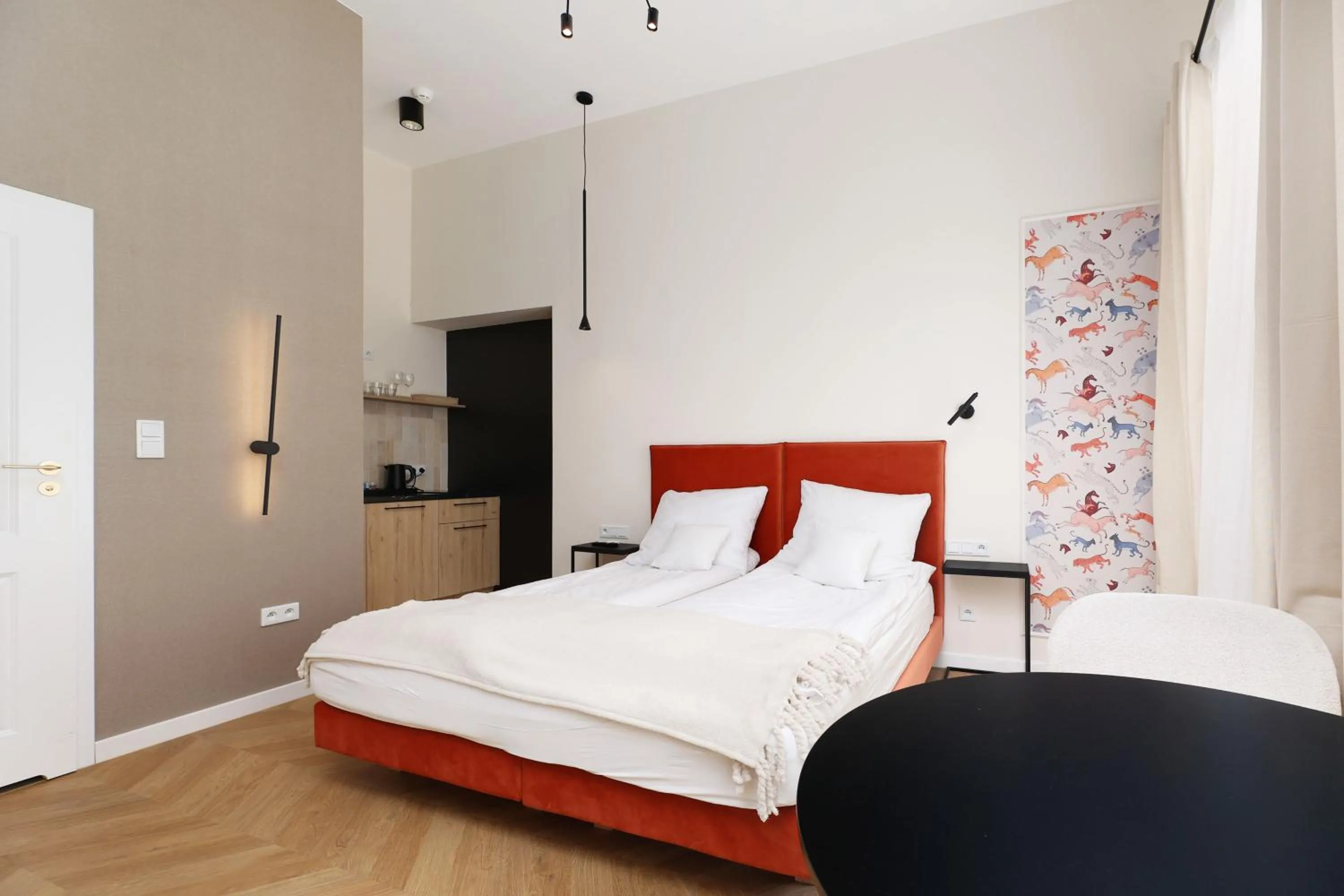 Bed in Hetman Main Square Apartments