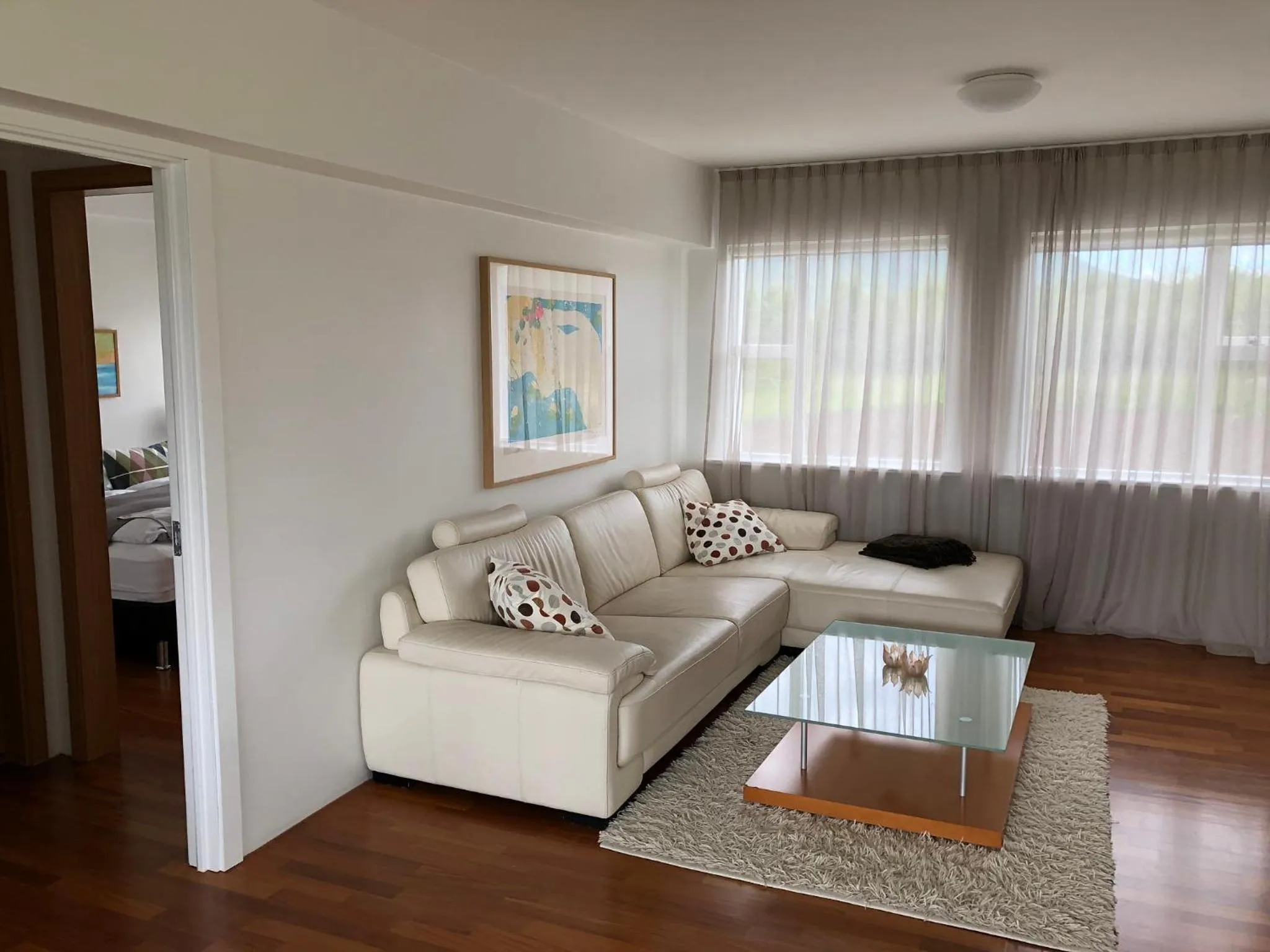 Living room in Apt. Hotel Hjalteyri