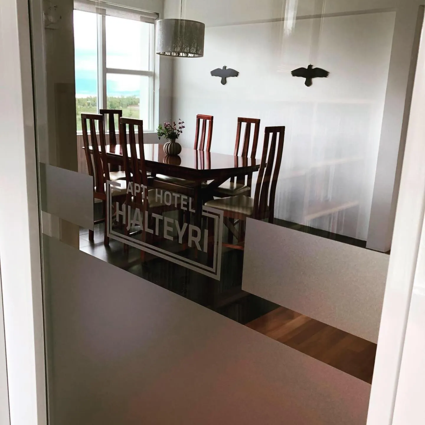 Dining area in Apt. Hotel Hjalteyri