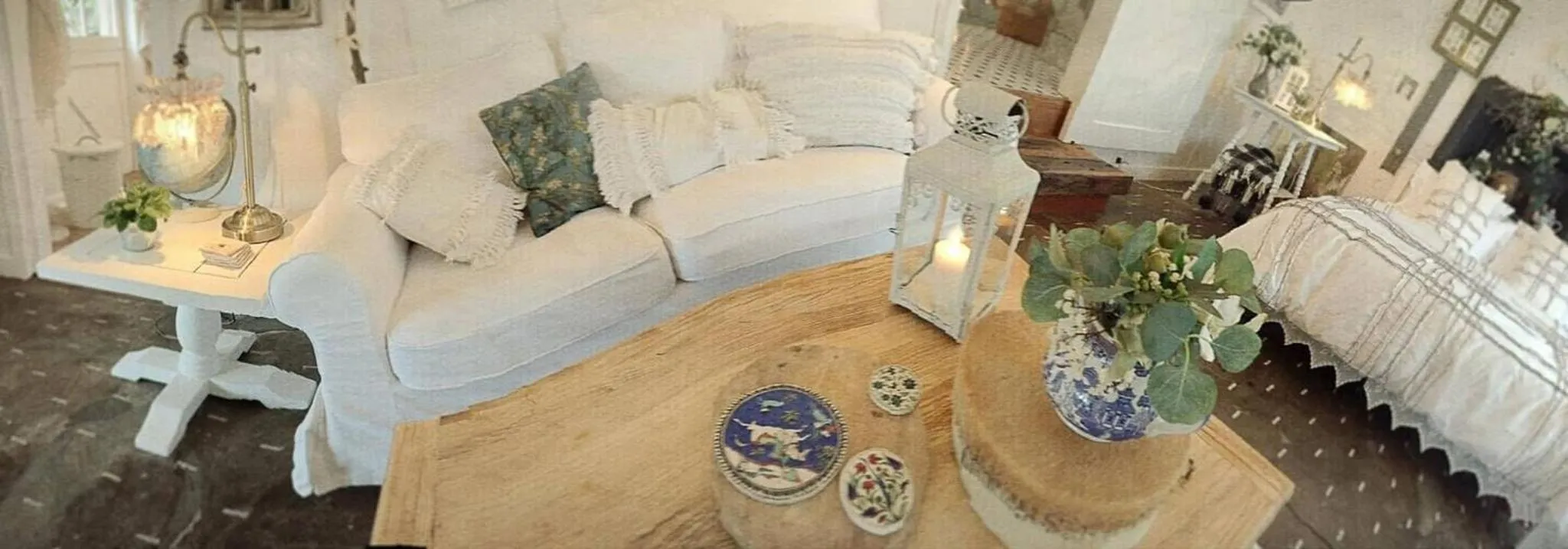 Living room in The Old Bakery in Historic Kangaroo Valley Village