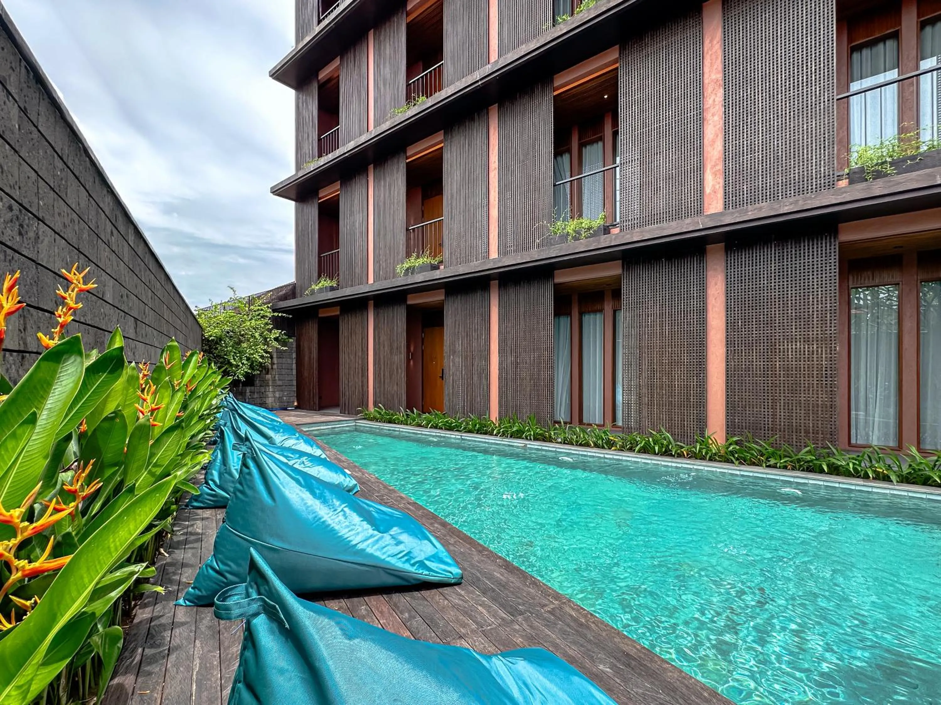 Swimming pool in Balvanta Coliving